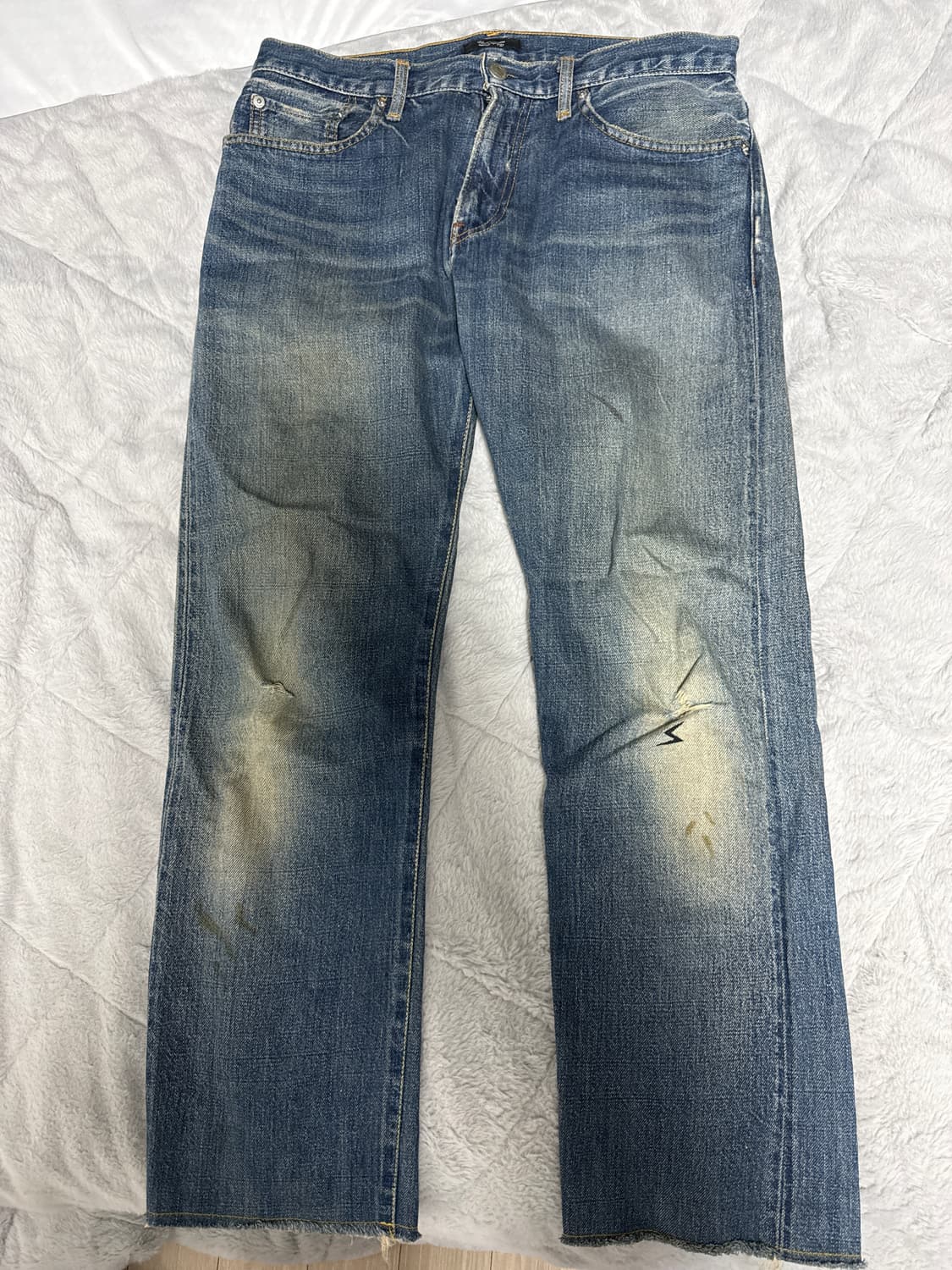 언더커버 04AW 번개 데님진 상품이미지1