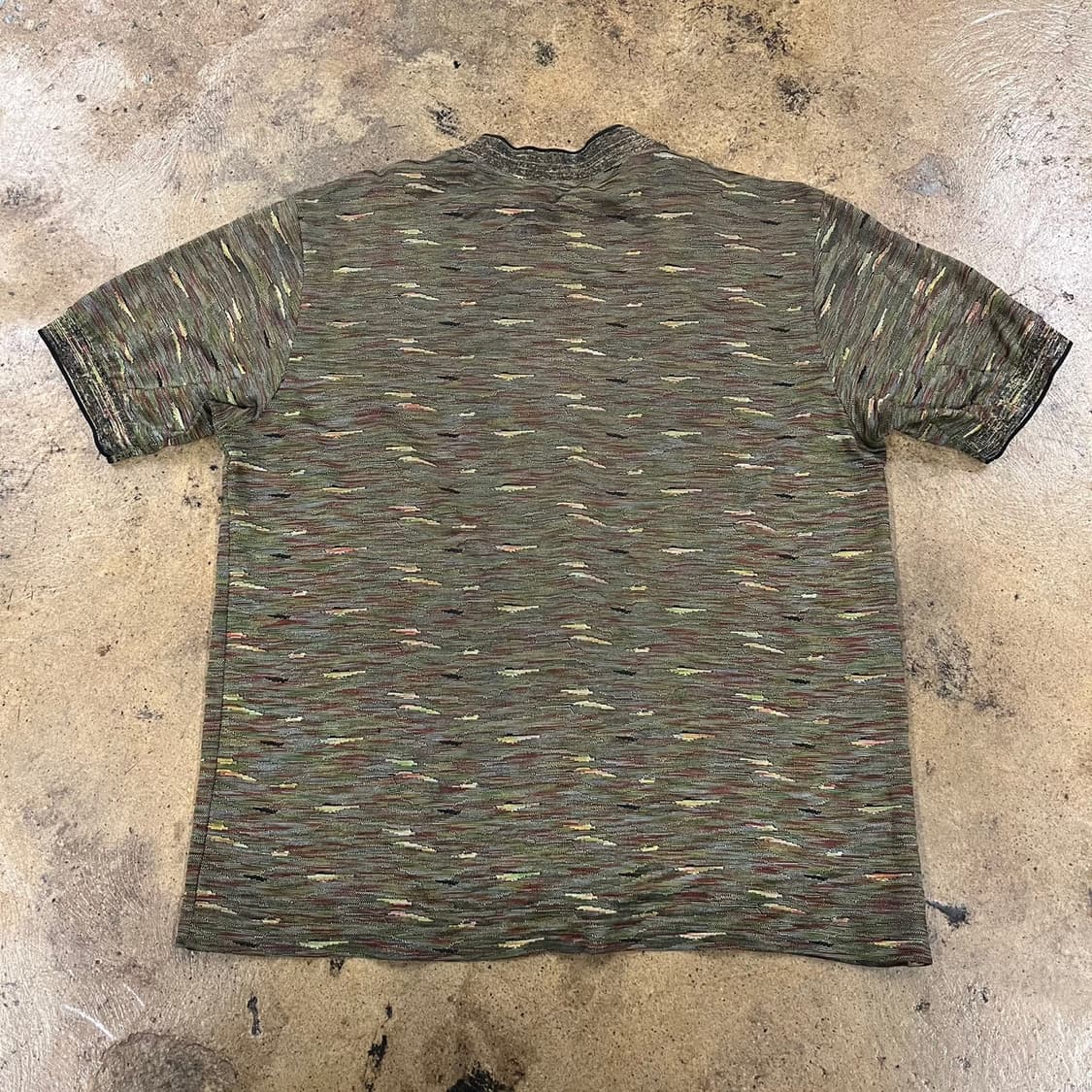 [정품] 미쏘니 반팔 티셔츠 패턴 그린 b15 상품이미지3