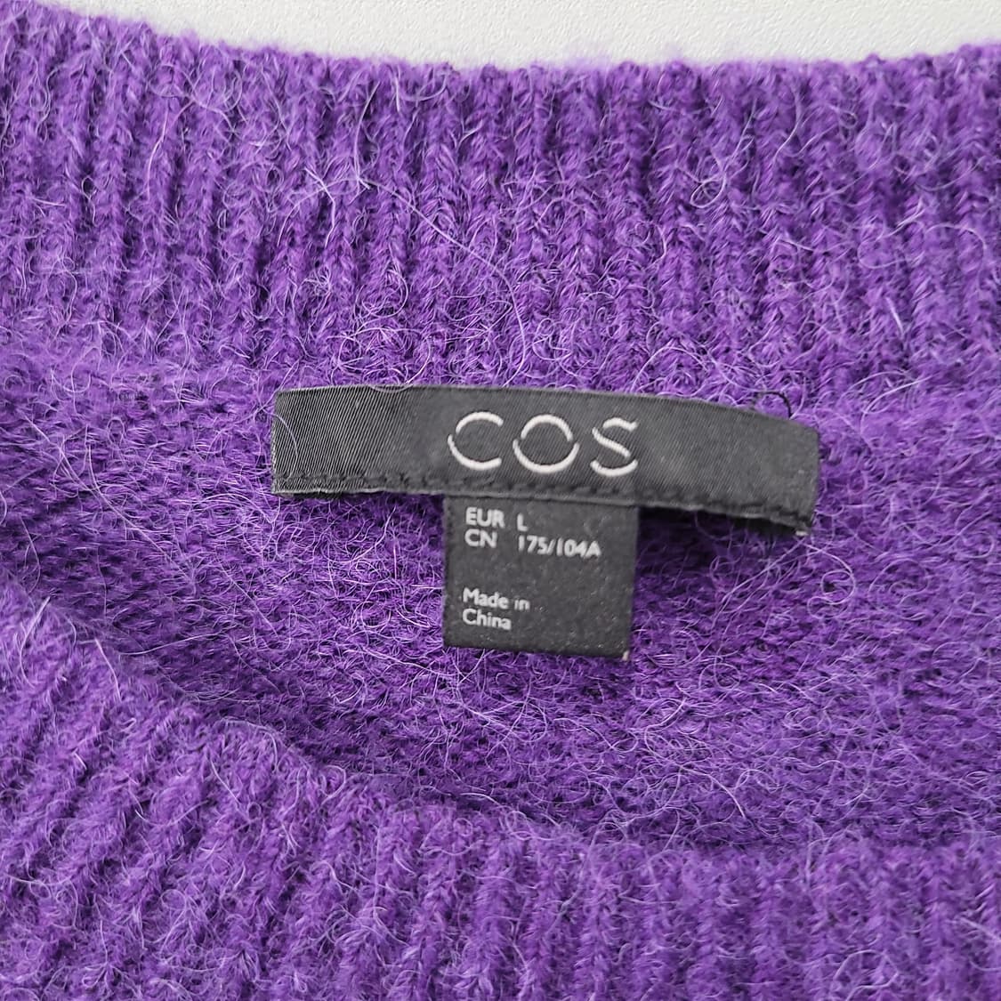 Cos 코스 알파카 혼방 울 크루넥 스웨터 상품이미지4