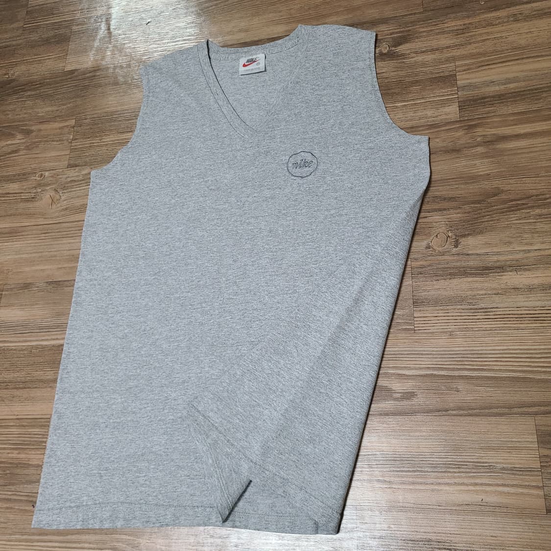 (100) 90s USA 나이키 올드 빈티지 브이넥 민소매 나시 티셔츠 상품이미지3