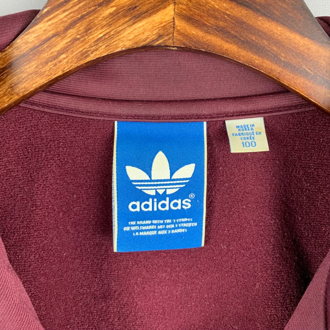 아디다스 파이어버드 버건디 트랙 져지 상품이미지5