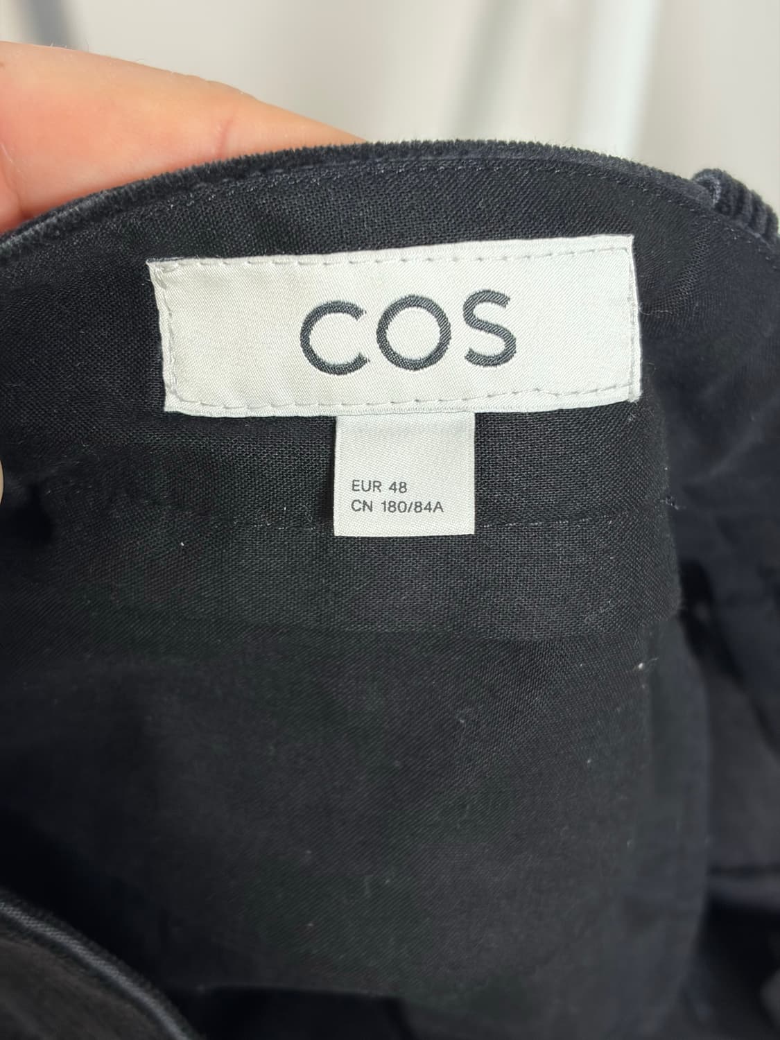 COS 와이드 코듀로이 팬츠 블랙 (48) 상품이미지4