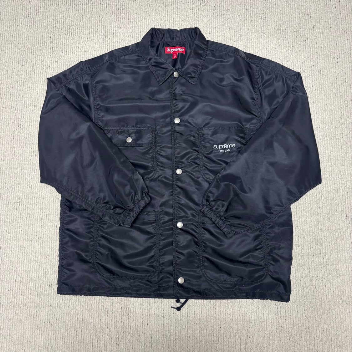 Supreme 슈프림 24ss 나일론 초어 코트 자켓 블랙 (XL) 상품이미지1