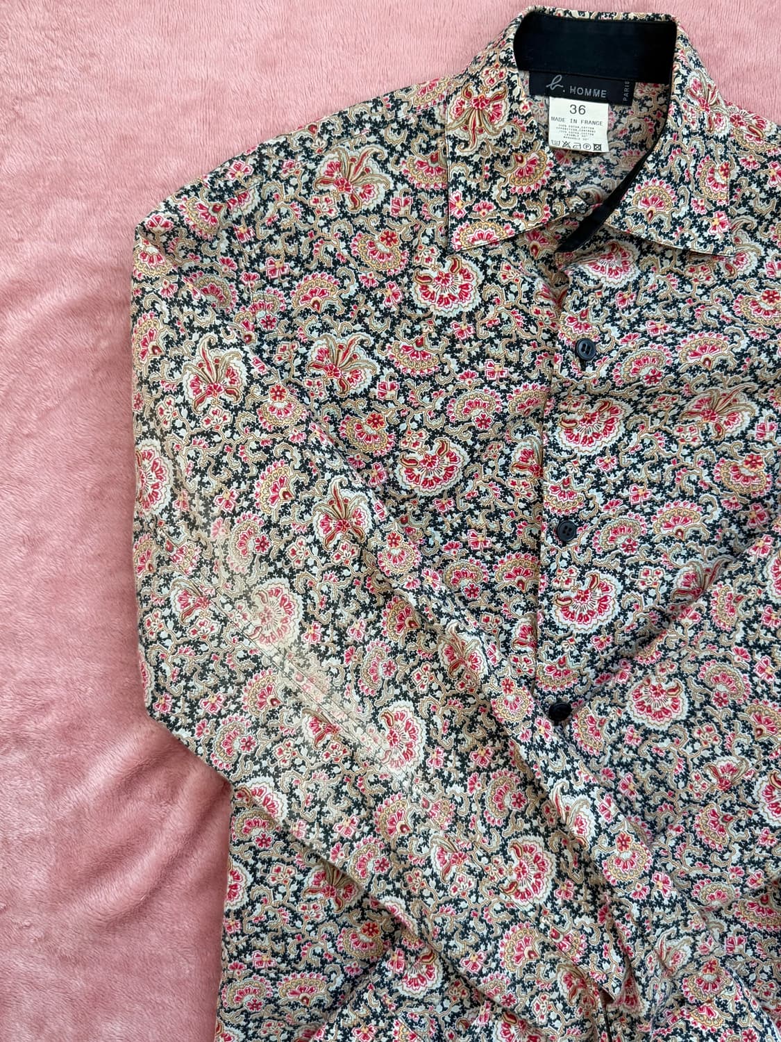 Agnes B. Homme 아네스베 옴므 플라워 셔츠 상품이미지8