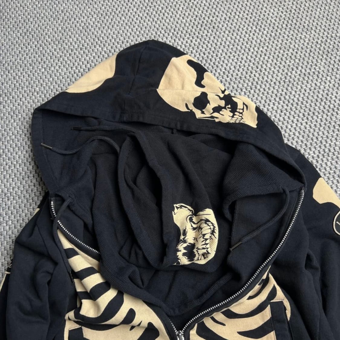 밴슨 스켈레톤 넥워머 후드집업 상품이미지2