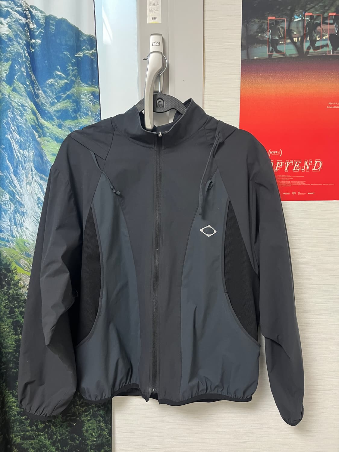 미스치프 SS 컬러블록 윈드브레이커 블랙 상품이미지1