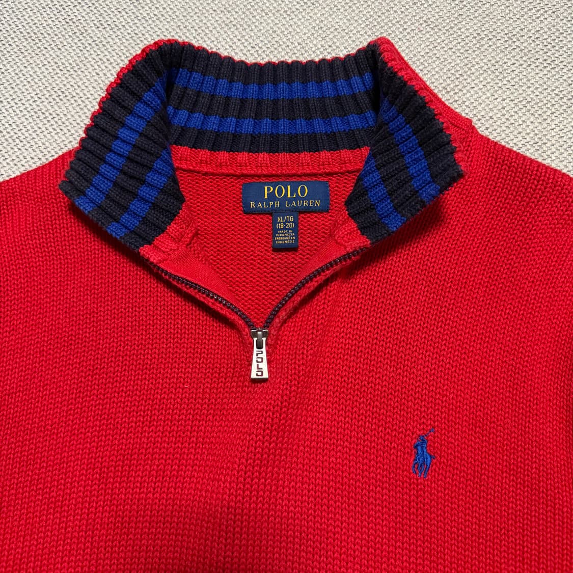 폴로 랄프로렌 하프집업 니트 상품이미지2