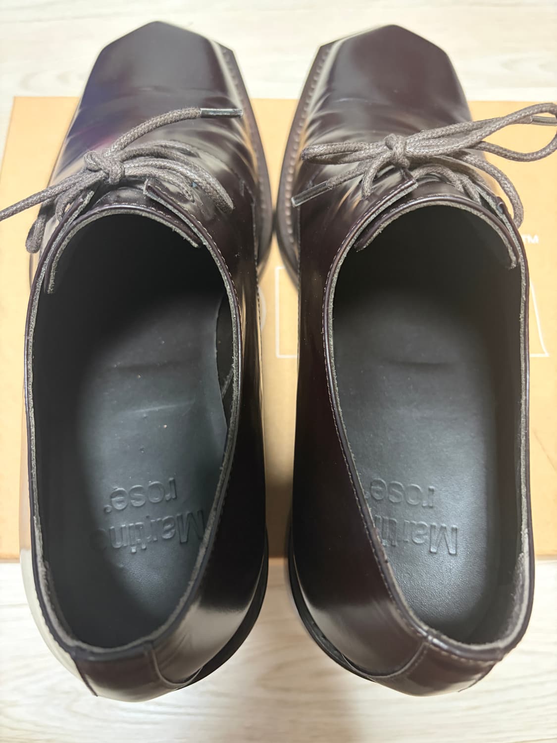 마틴로즈 치즐토 더비(2회실착, 40사이즈) 상품이미지2