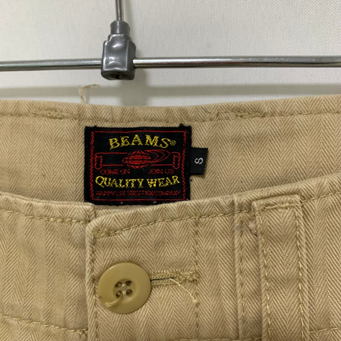 빔즈 빈티지 베이지 코튼 팬츠 면바지 S 30인치 상품이미지7