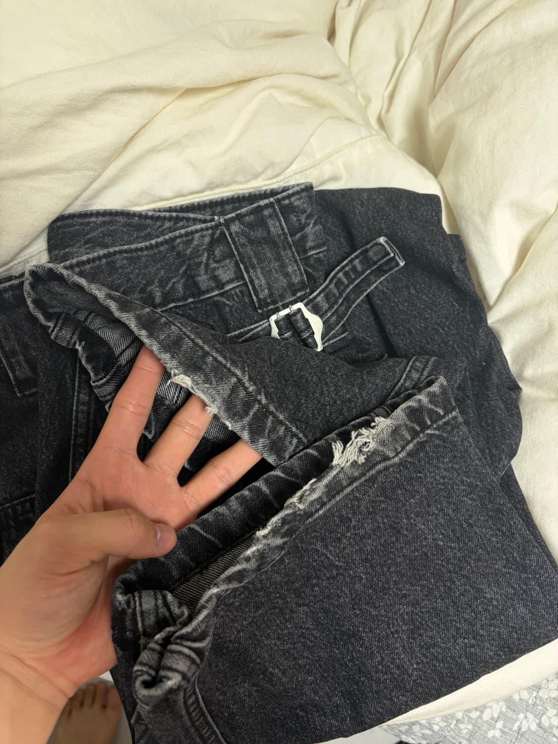 9999아카이브 technical curved denim (3) 상품이미지3