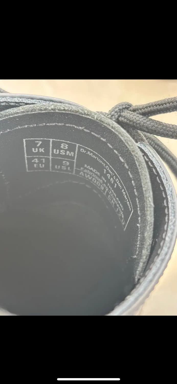 닥터마틴 1461 WS 스무스 Uk7 상품이미지7