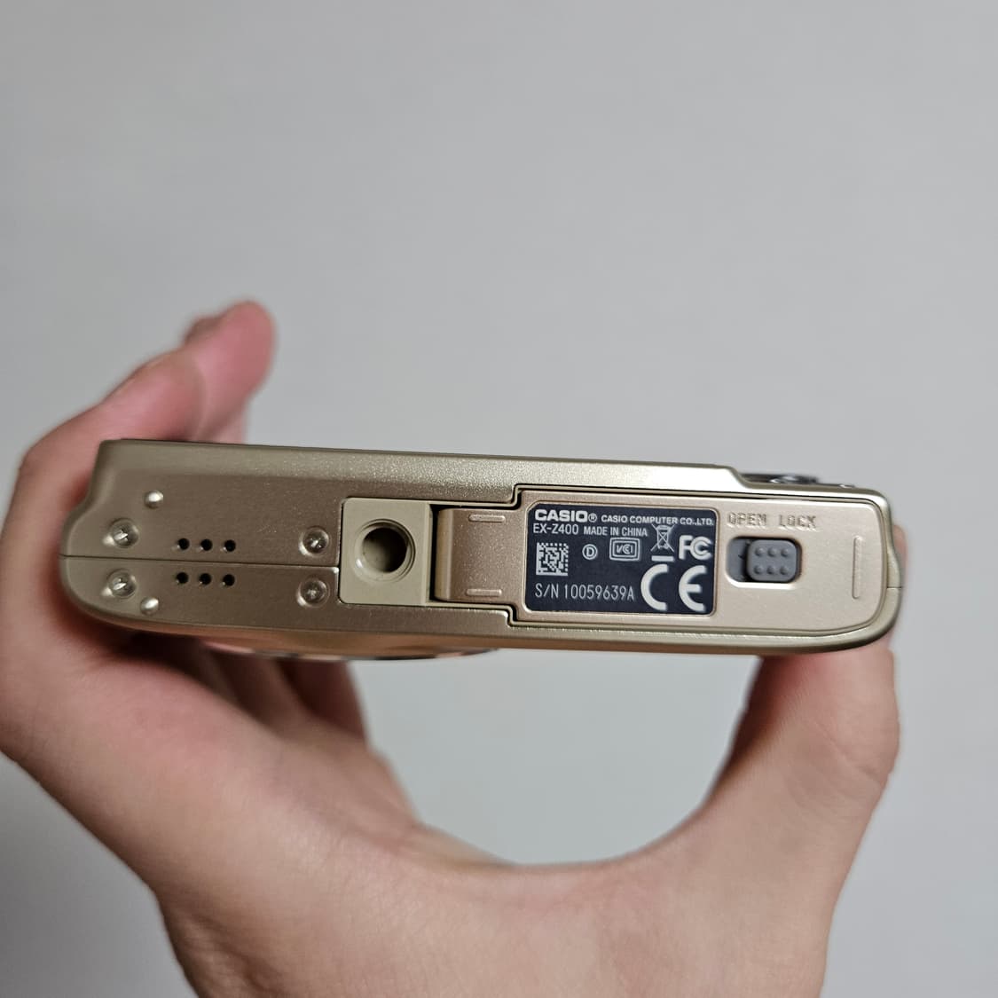 [태연 방지민 디카] 카시오 엑슬림 EX-Z400 골드 빈티지 디카 상품이미지5