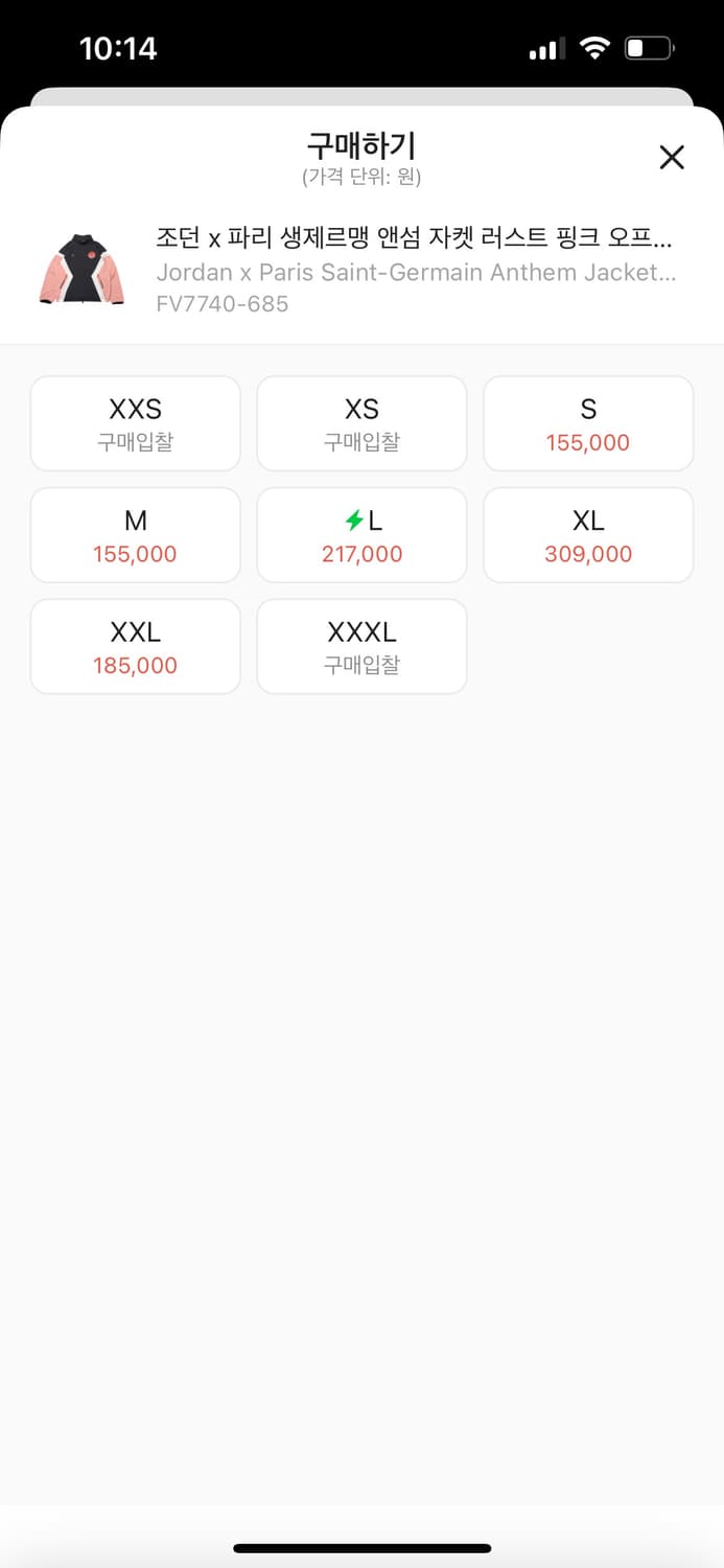 파리생제르망 조던 콜라보 자켓 상품이미지4