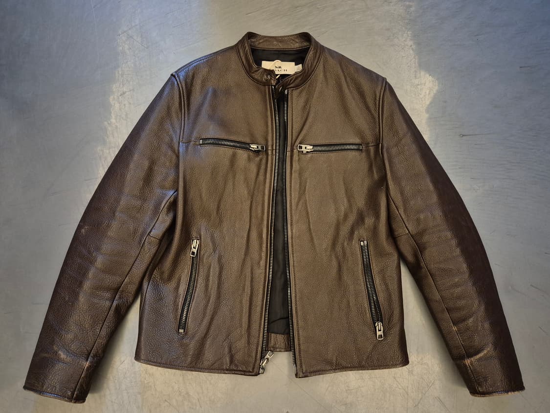 COACH 소가죽 라이더 자켓 상품이미지1