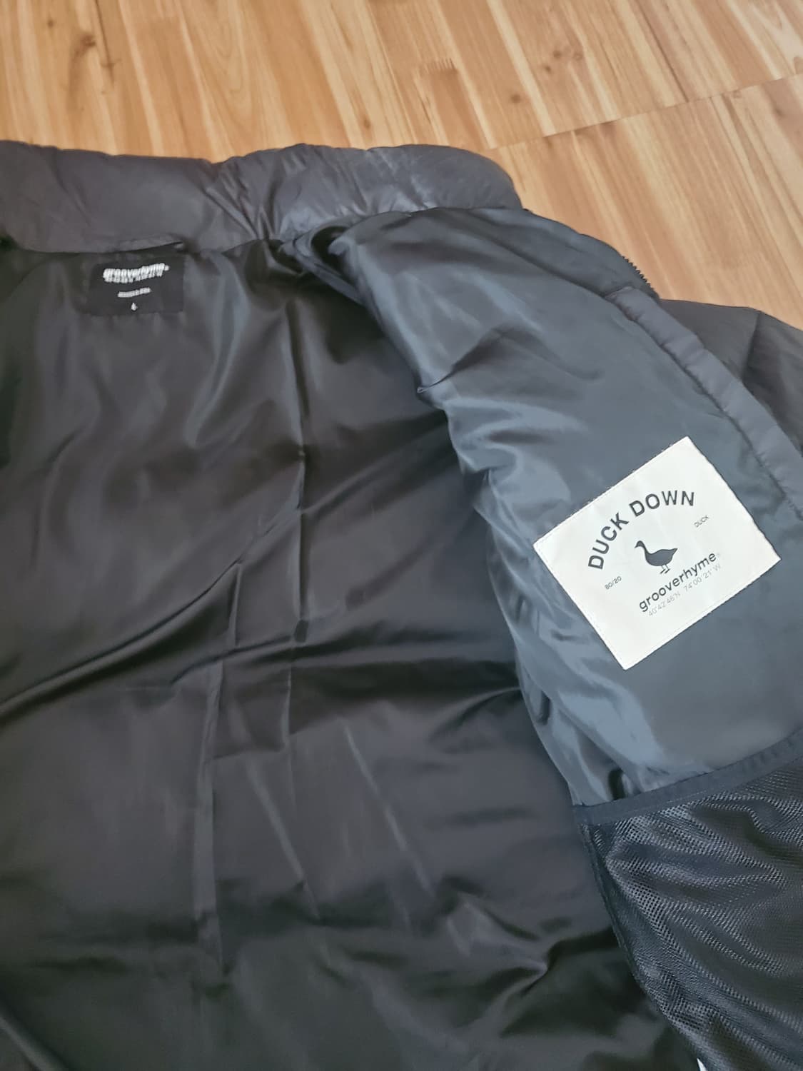 그루비라임 덕다운 패딩 L 상품이미지3