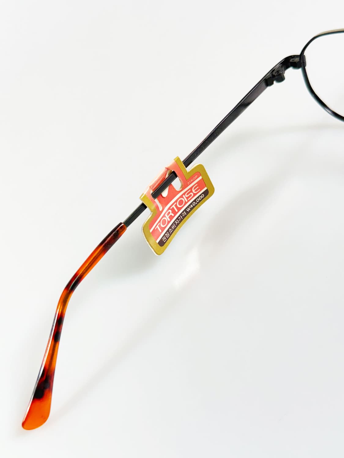90s TORTOISE 건메탈 슬림 스퀘어 빈티지 안경 상품이미지7