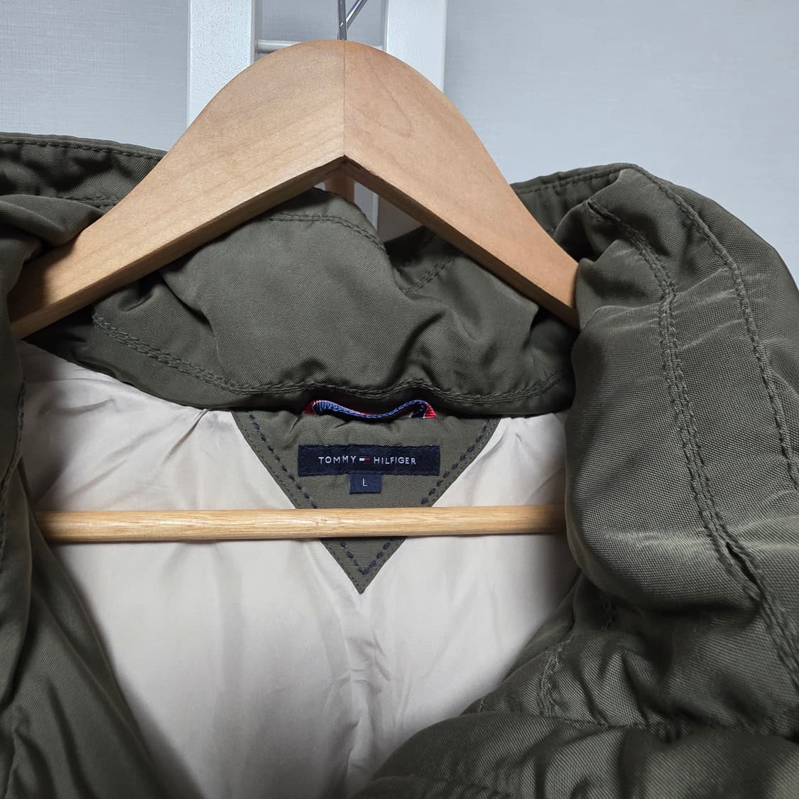 타미힐피거 카키 롱패딩 상품이미지9