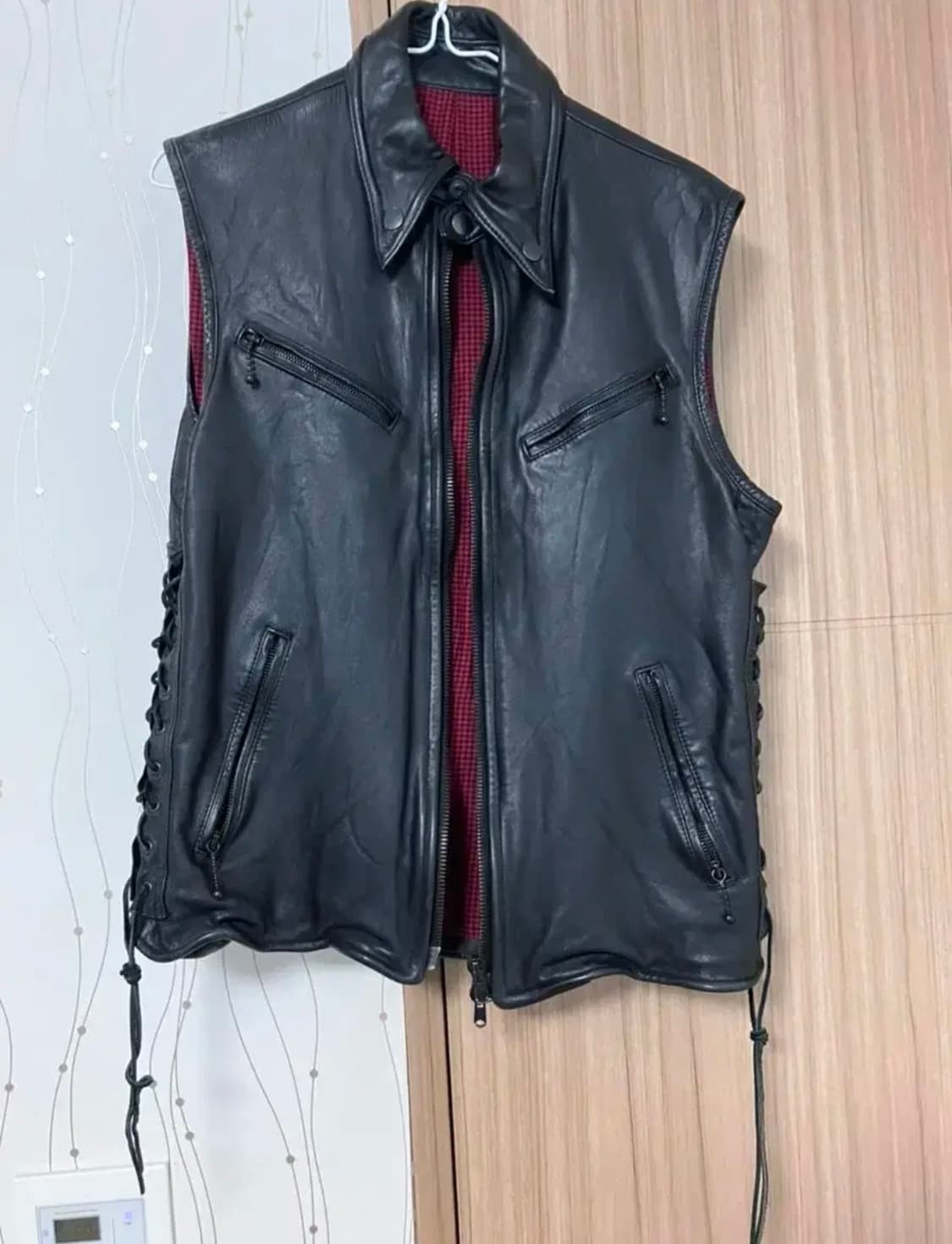 NUMBER (N)INE 2005-F/W 아카이브 물소가죽베스트(95) 상품이미지1