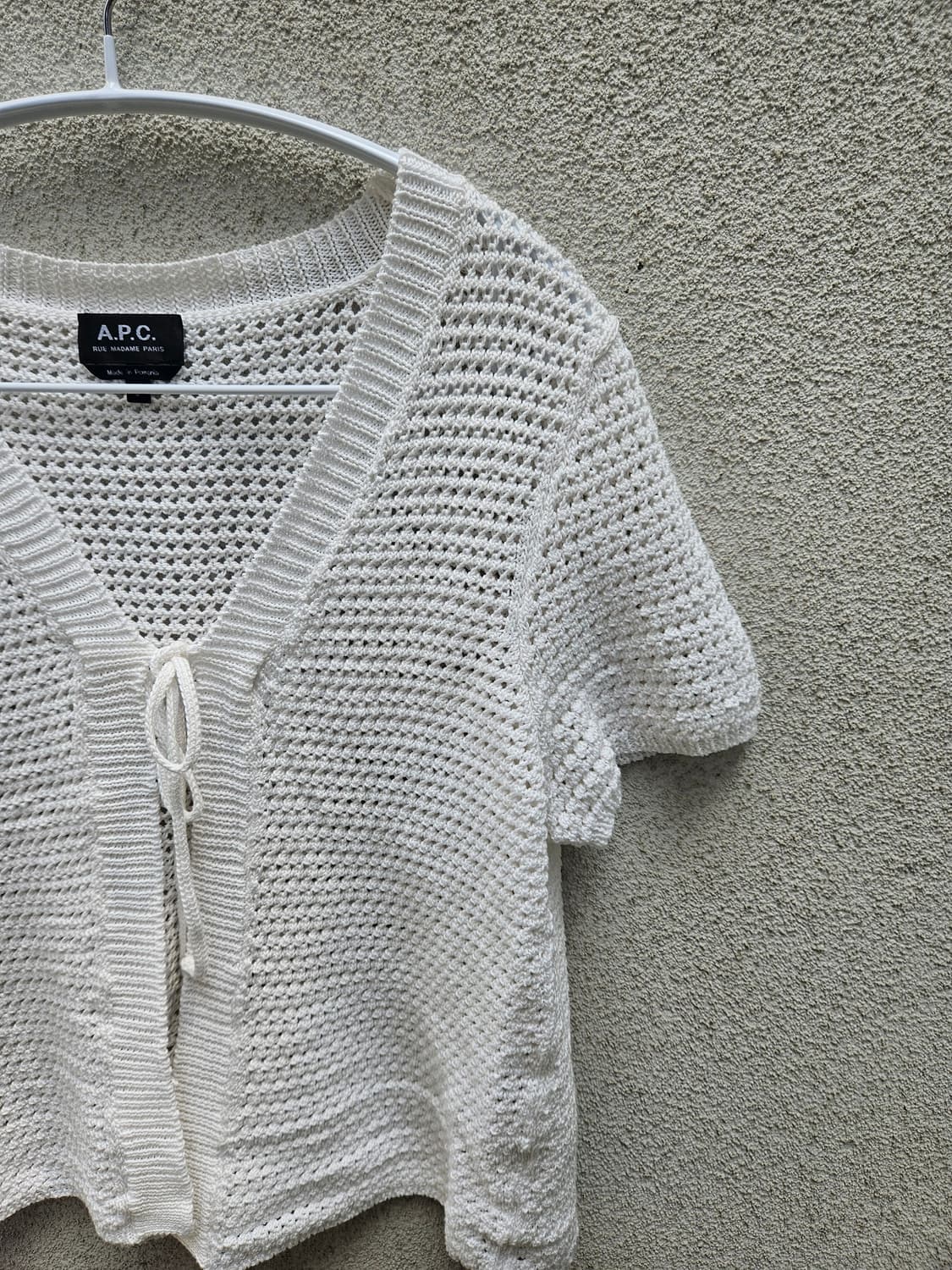 A.P.C 아페쎄 니트 반팔 가디건 상품이미지2