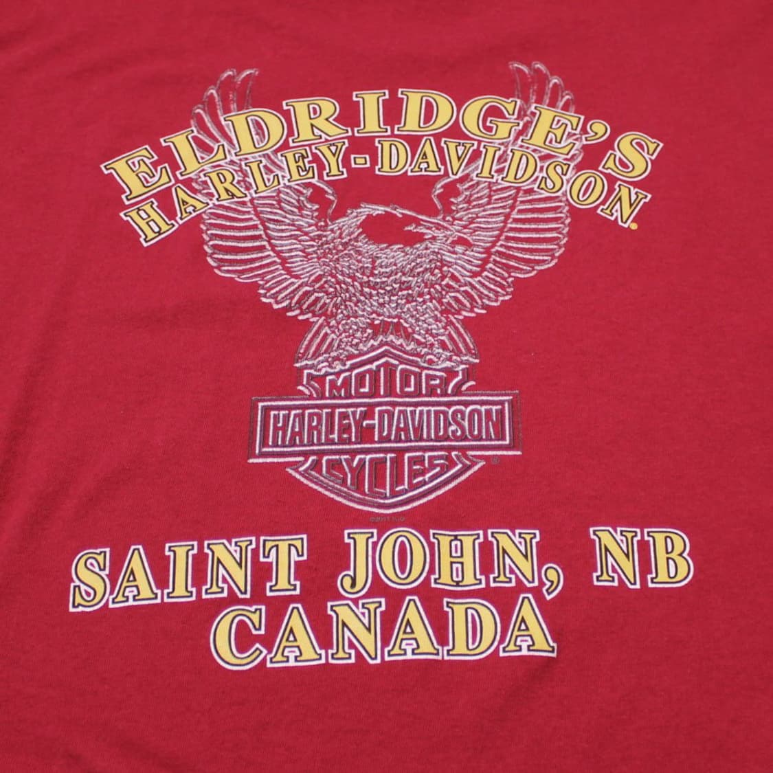 00's Harley-Davidson 할리데이비슨 캐나다 이글 반팔  상품이미지4