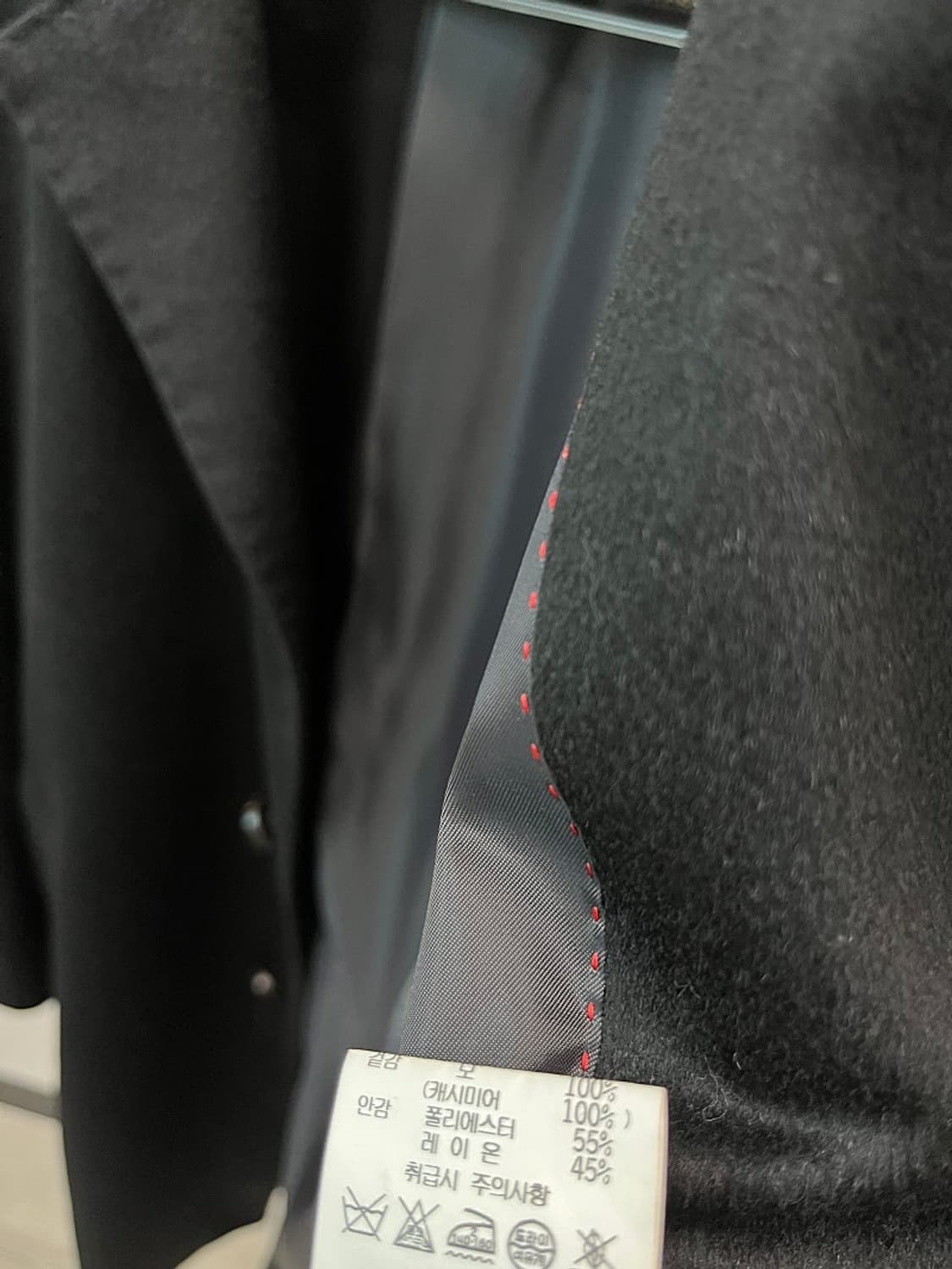 95) 캠브릿지 캐시미어100% 코트  상품이미지7