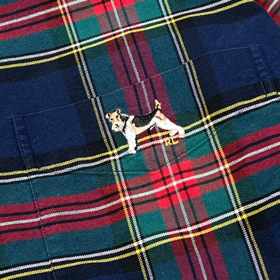 랄프로렌 도그자수 체크셔츠 s10824 상품이미지5