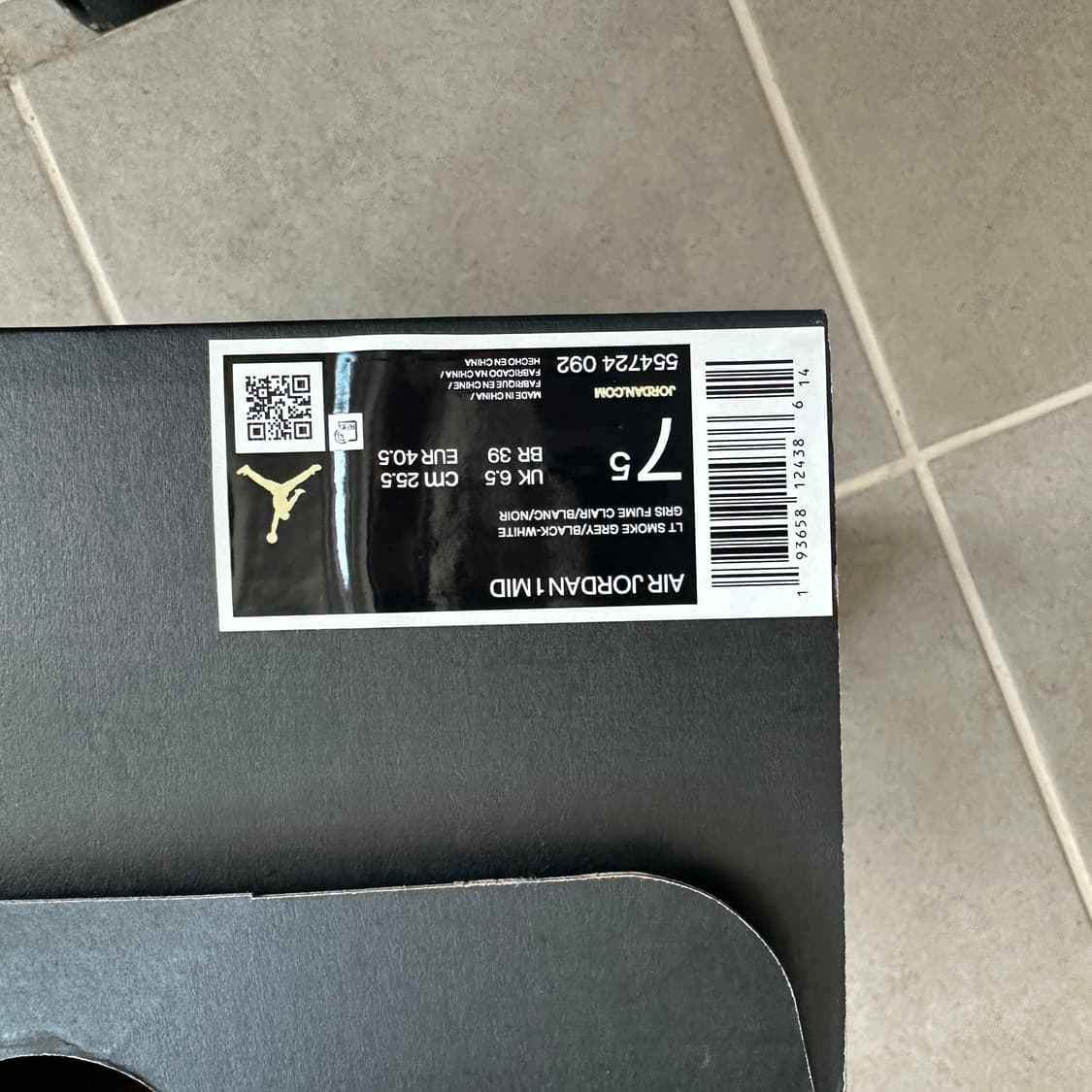 조던 1 미드 스모크 그레이 상품이미지7