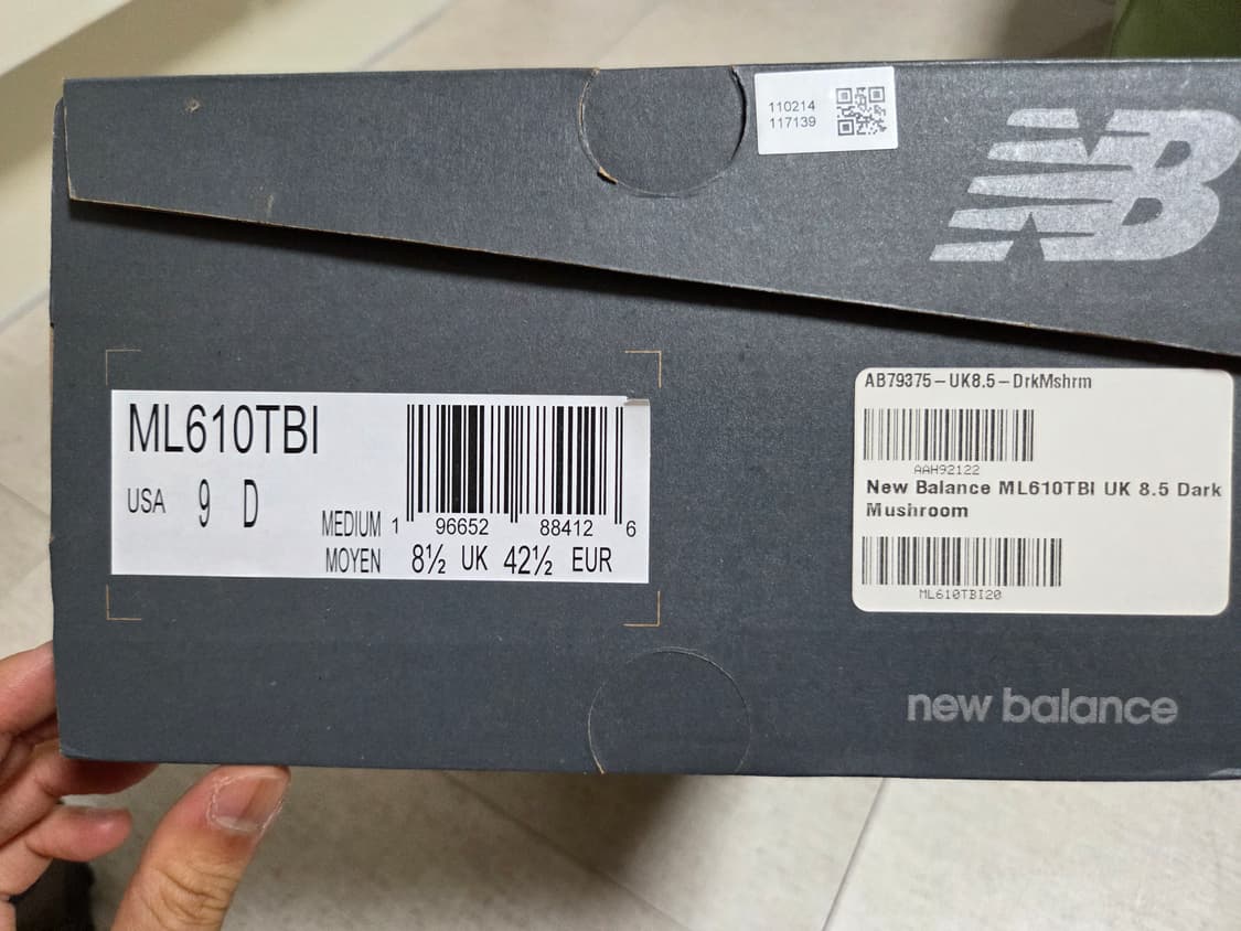 뉴발란스 ML610T 다크 머쉬룸  270 상품이미지4