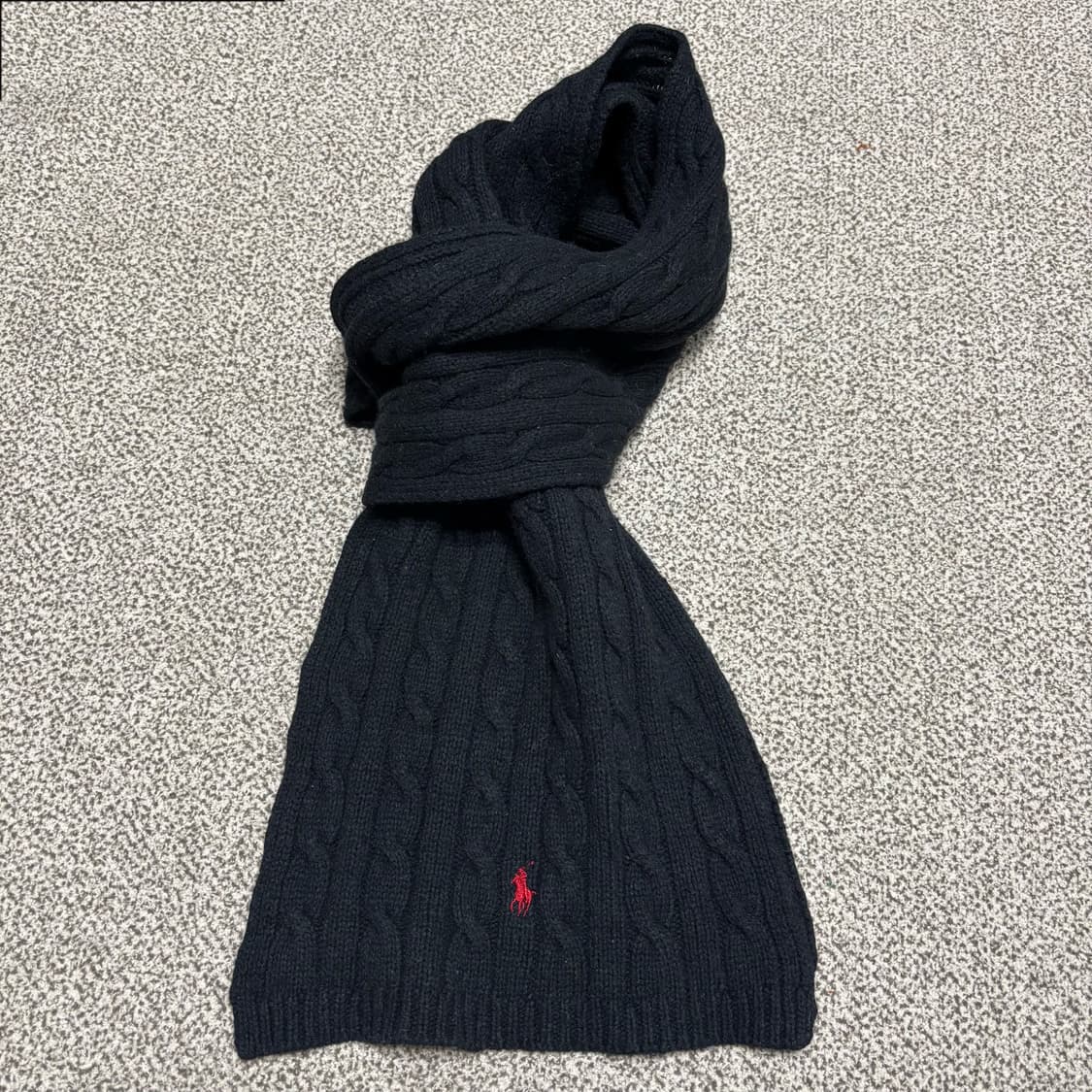 [택포,울20] 폴로 랄프로렌 꽈배기 이태리 머플러 목도리 [A+] 상품이미지1