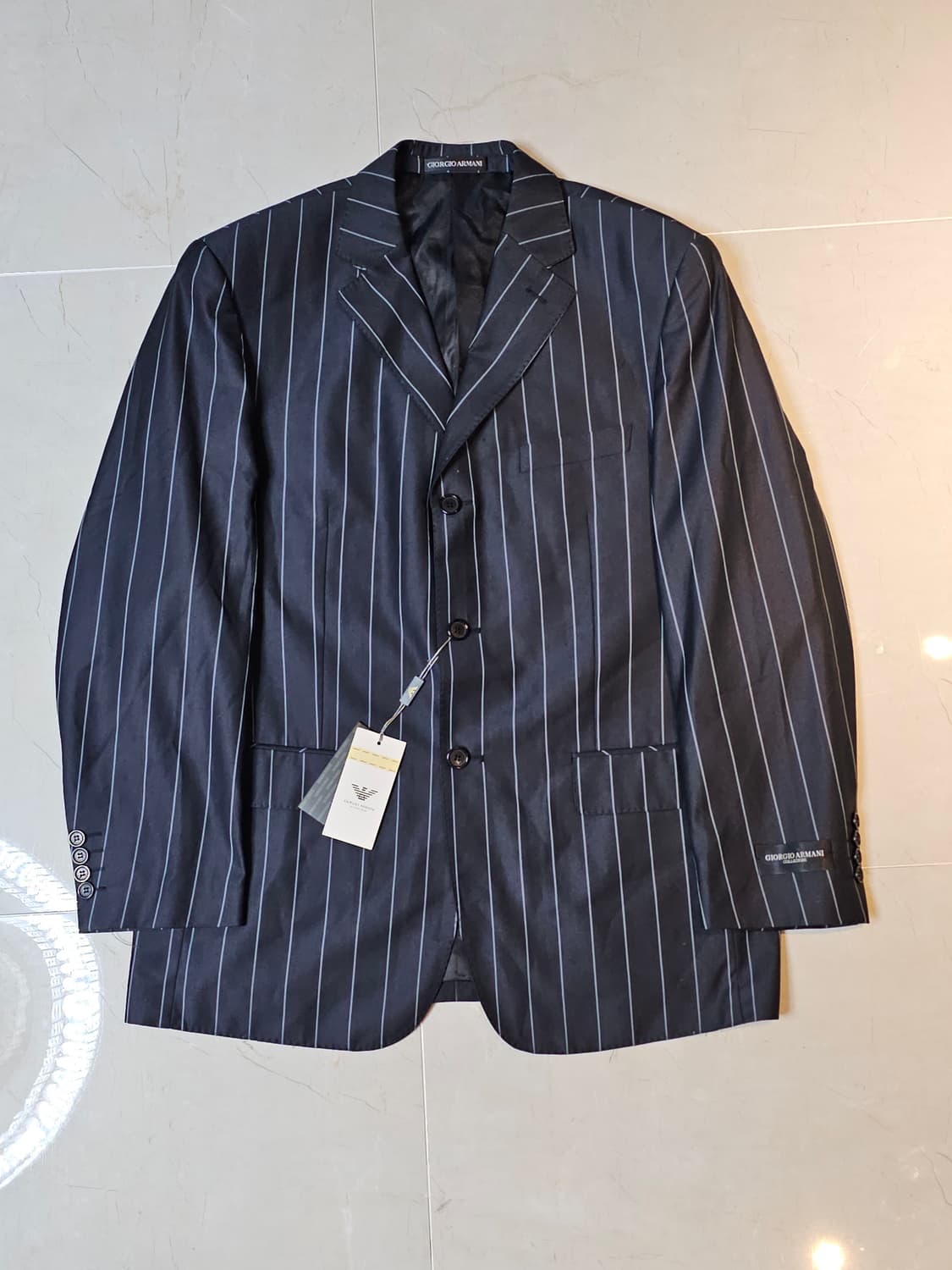 [신품] Giorgio Armani Pinstripe Jacket 상품이미지1