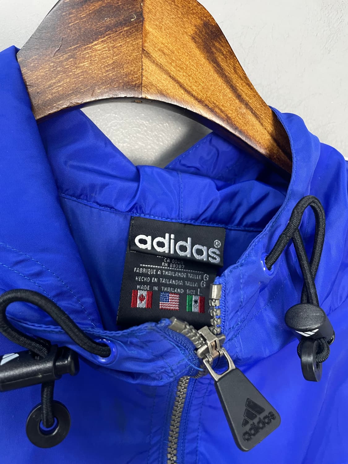 아디다스 올드스쿨 퍼플 아노락 바람막이 H470 상품이미지6