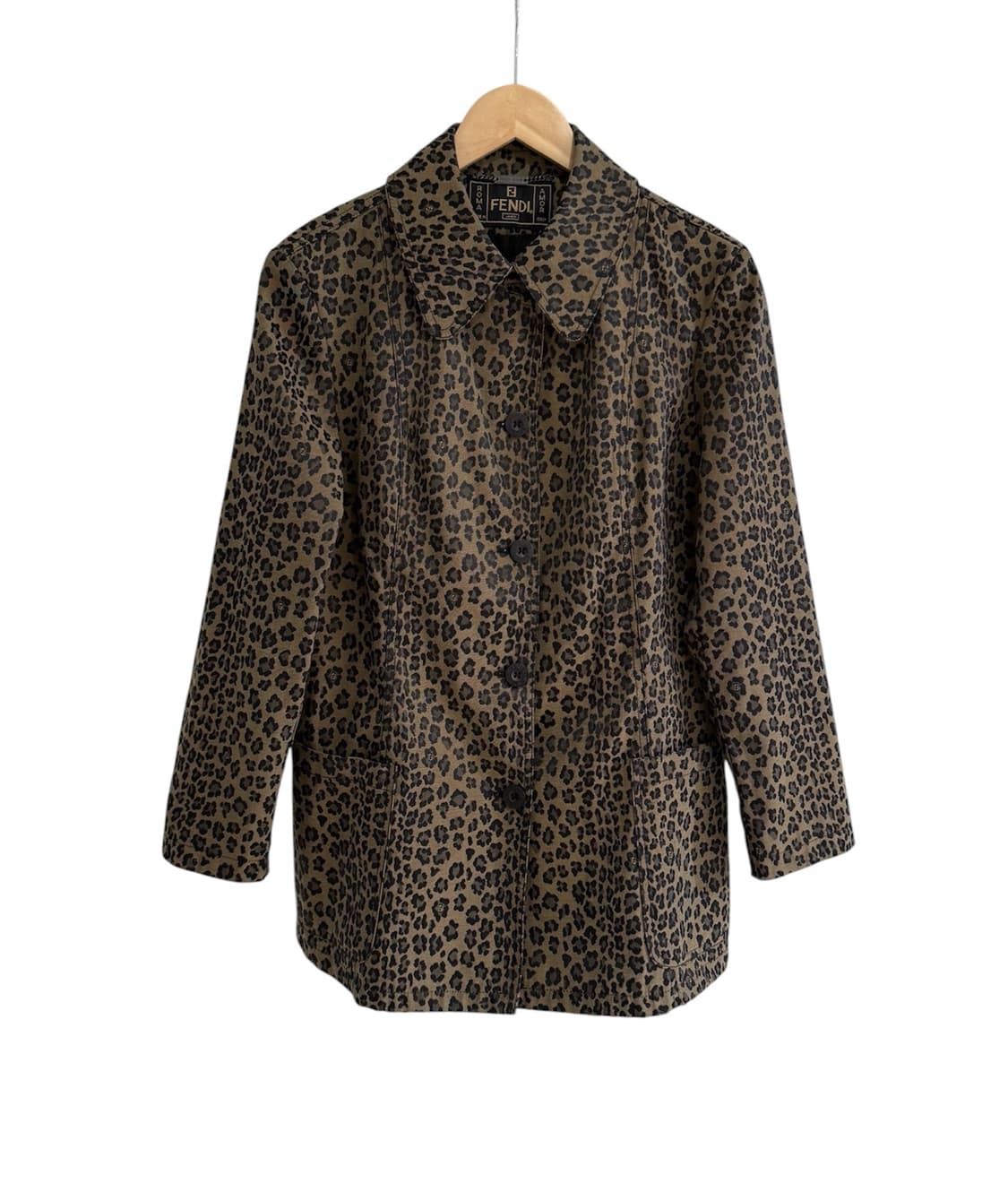 펜디 90‘s 레오파드 싱글 코트 상품이미지1