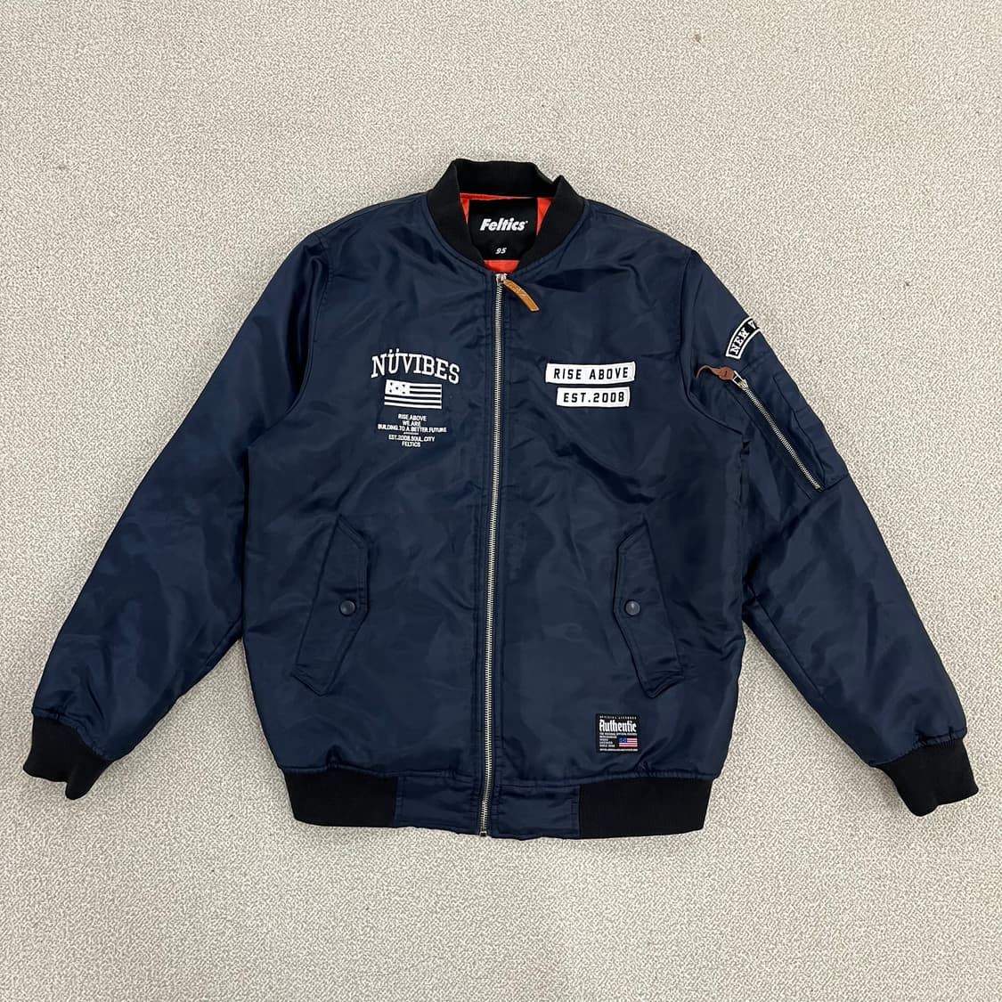 [95] 팰틱스 네이비 항공점퍼 MA-1 블루종 자켓 0120M1 상품이미지1