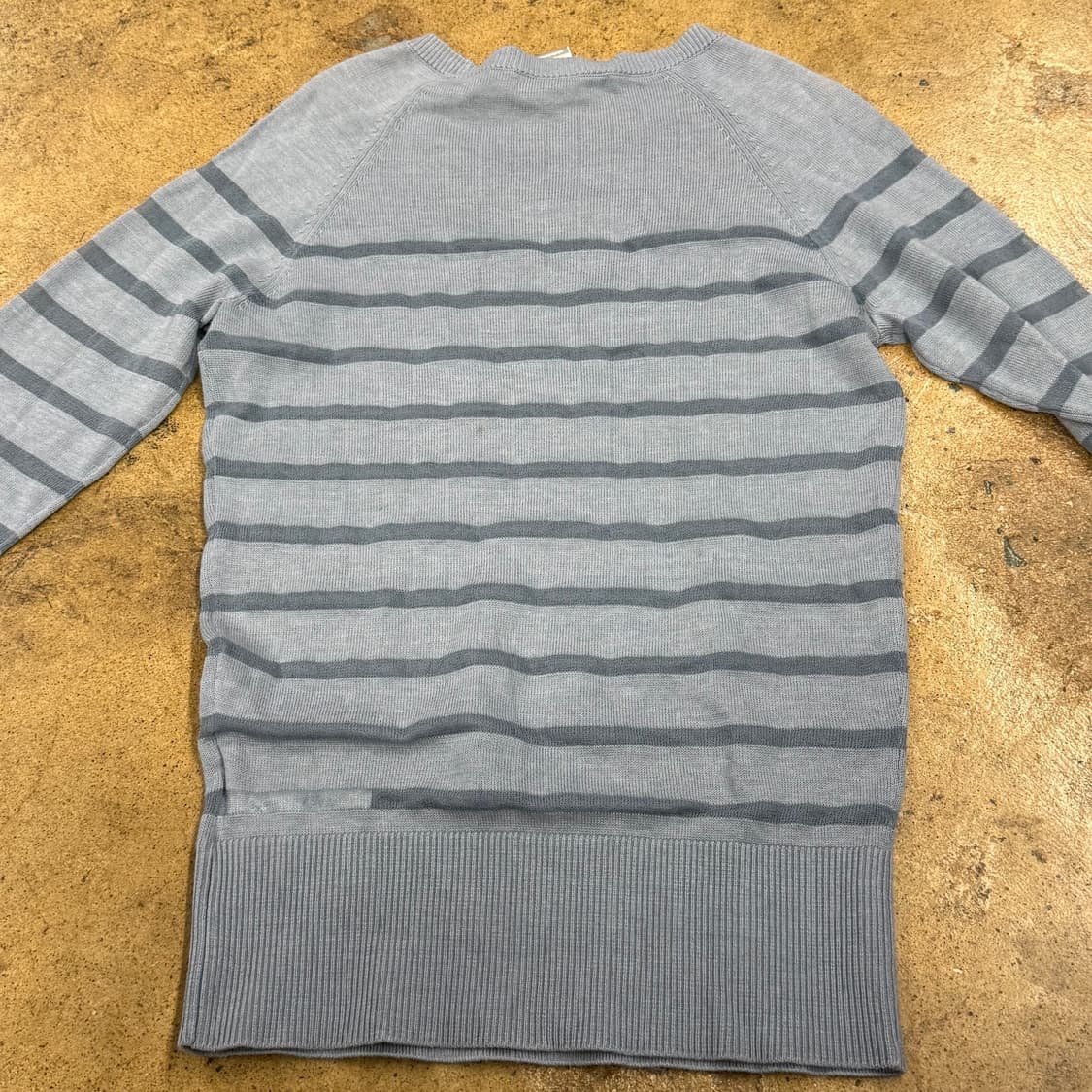 [정품/S] 나이키 스트라이프 긴팔 니트 블루 b10 상품이미지4