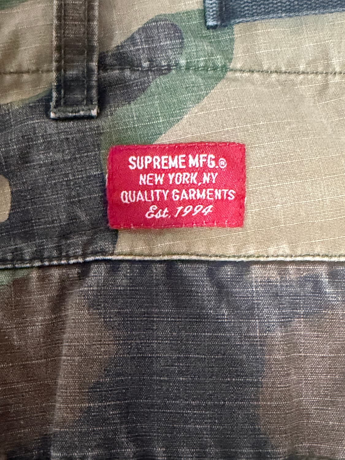 슈프림 우드랜드 카모 립스탑 카고팬츠 상품이미지5