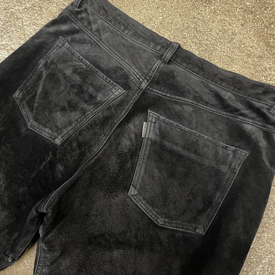빈티지 레더 팬츠 (32”) 상품이미지2