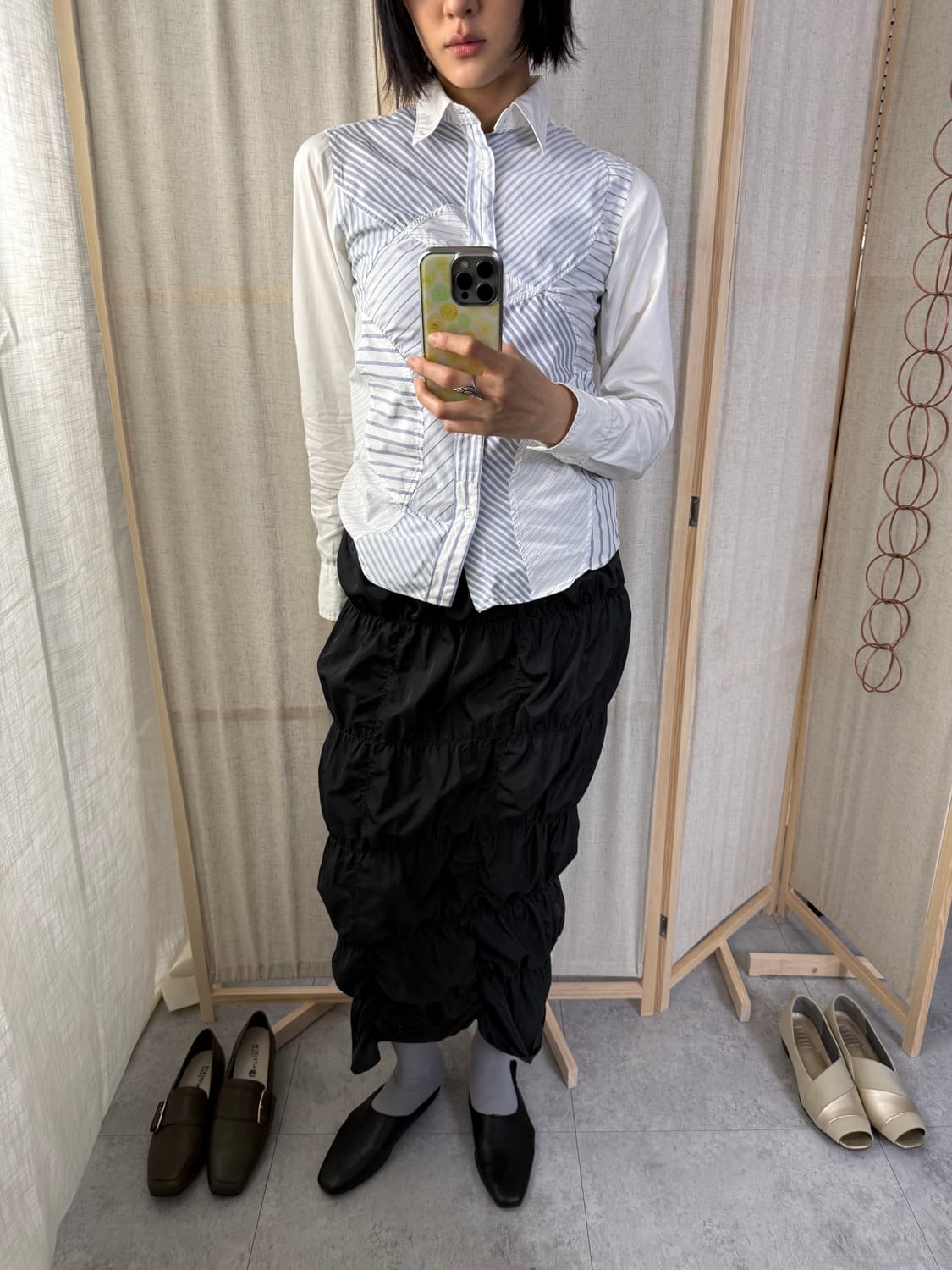 Spectro Dragon X Zucca 패치워크 셔츠 상품이미지2