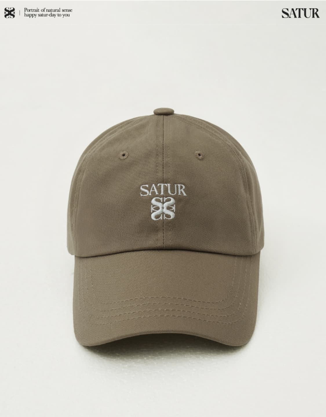 세터 베이지 볼캡 모자 상품이미지1