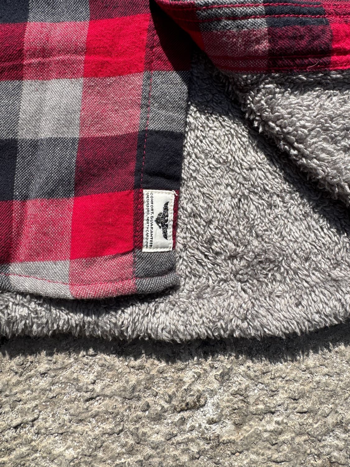 랭글러 플란넬 체크 양털 자켓 B80 상품이미지5