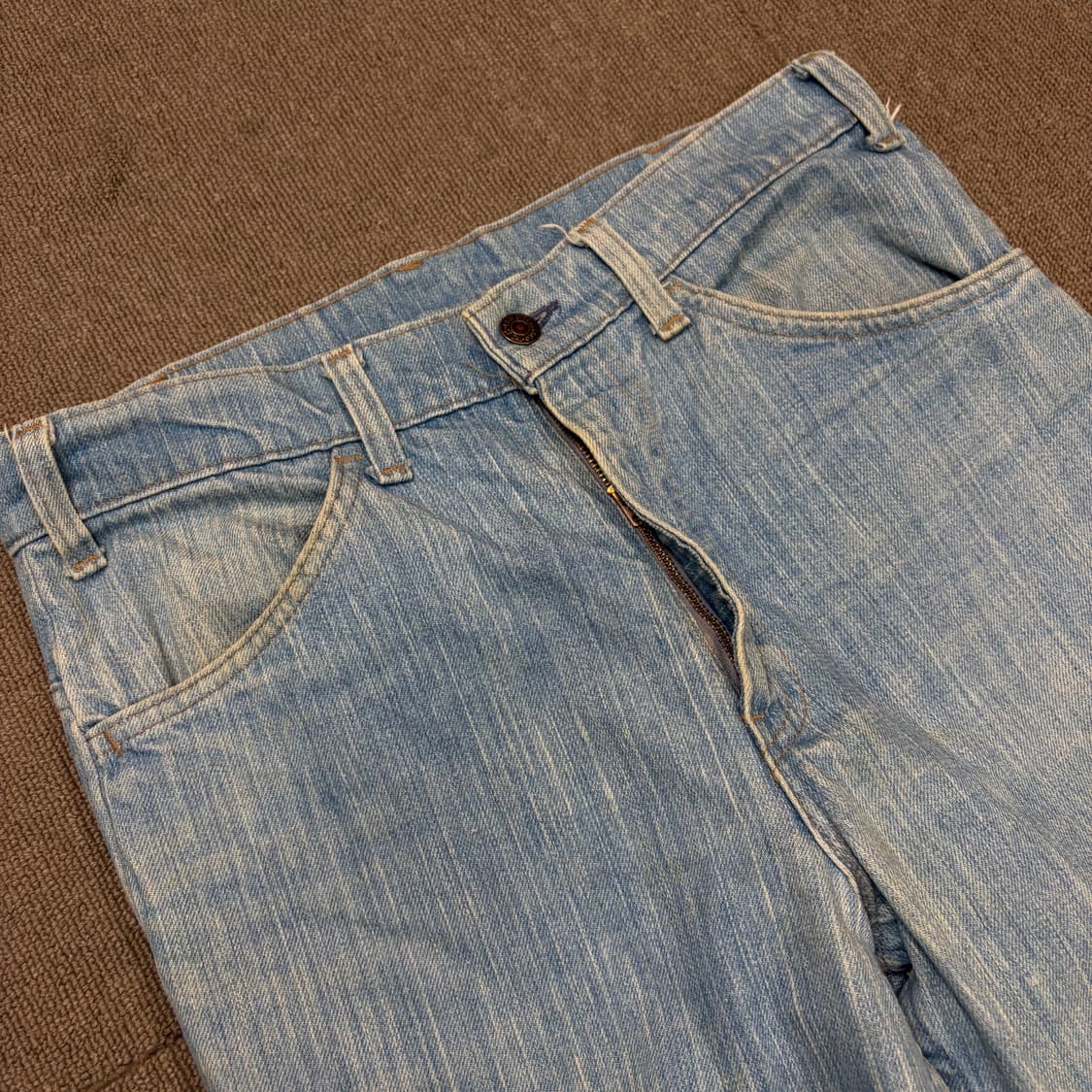 70s levis 리바이스 646 벨바텀 오렌지탭 부츠컷 데님 상품이미지2