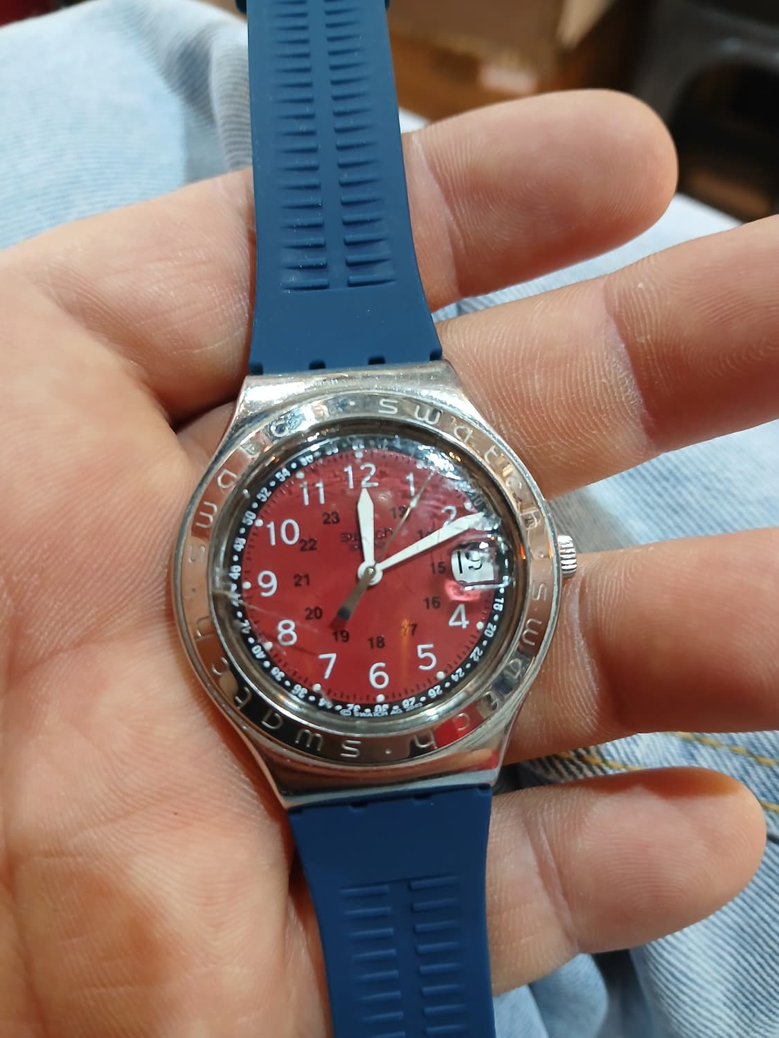 03년 빈티지 스와치 아이러니 쿼츠 시계 상품이미지1