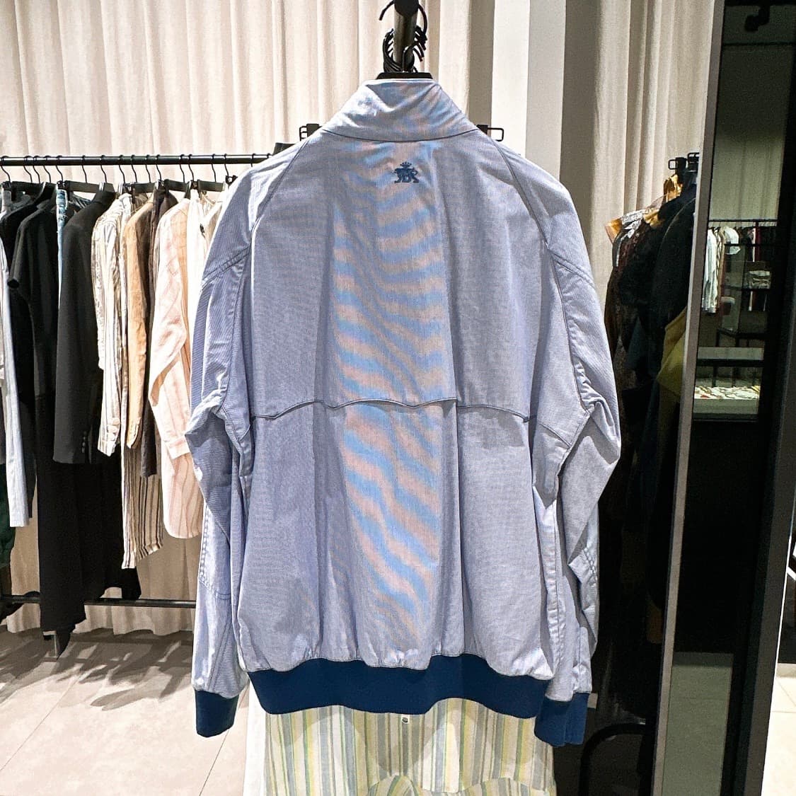 바라쿠타 남성 멀티스트라이프 블루종 자켓 점퍼  상품이미지2