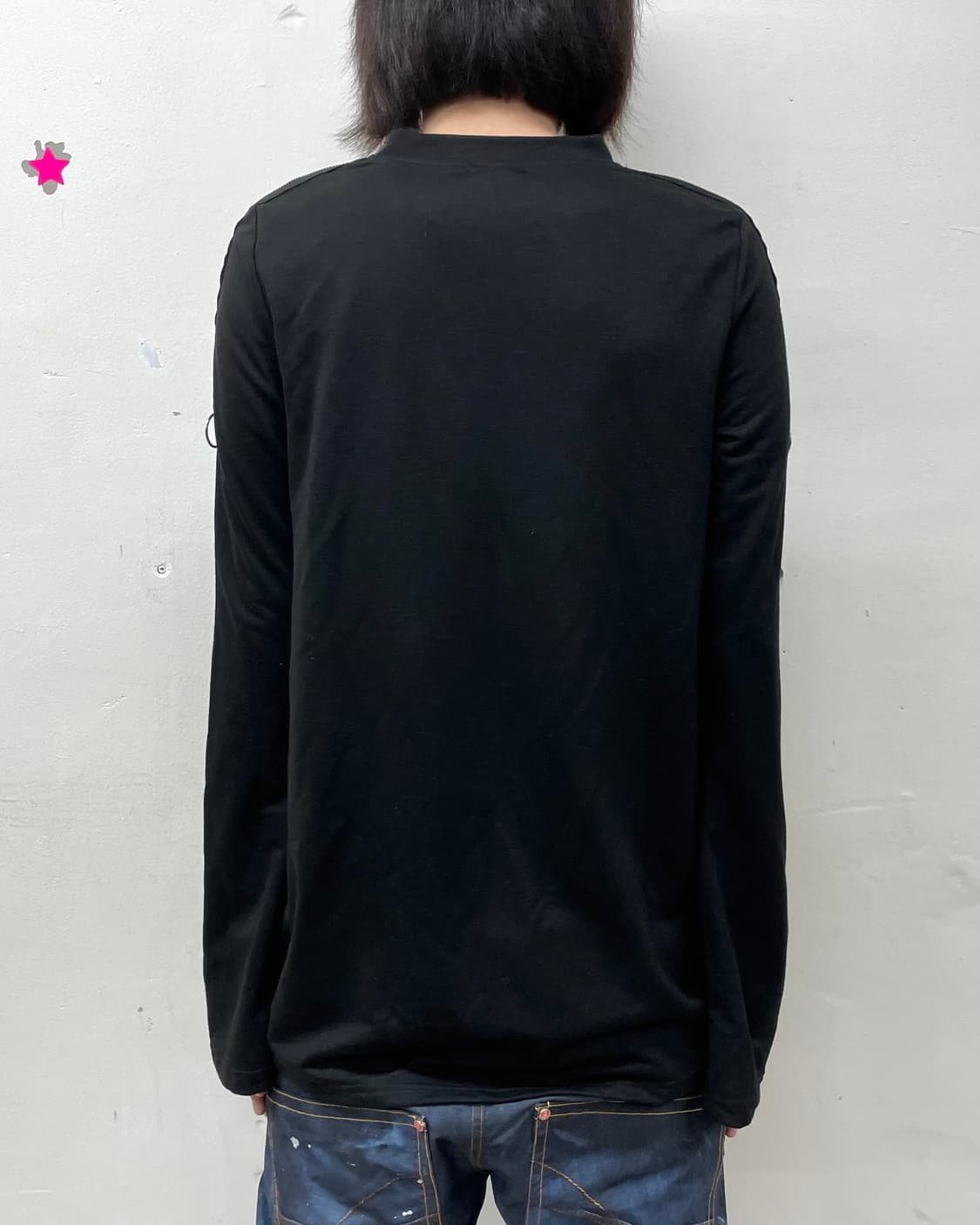 White Cross Leather Long Sleeve  상품이미지2