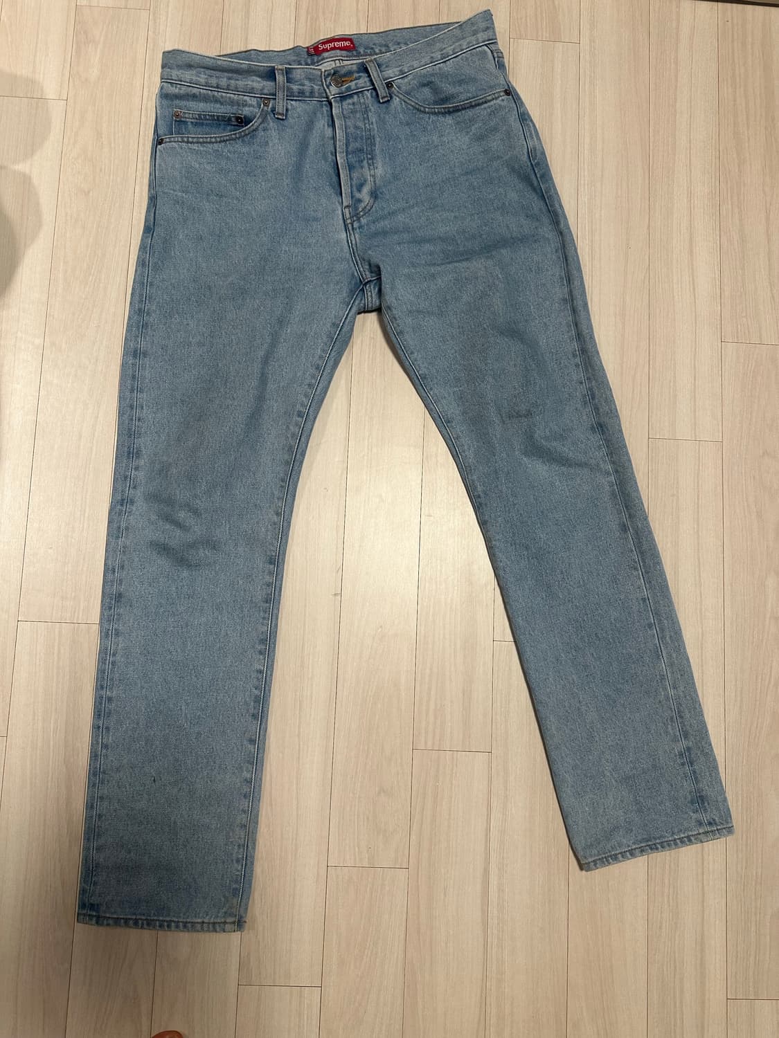 슈프림 스톤워시 슬림 데님 팬츠 32 상품이미지2