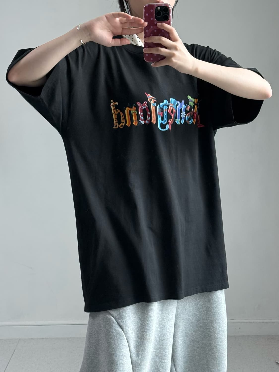 90‘s 디즈니랜드 로고 반팔티 상품이미지2