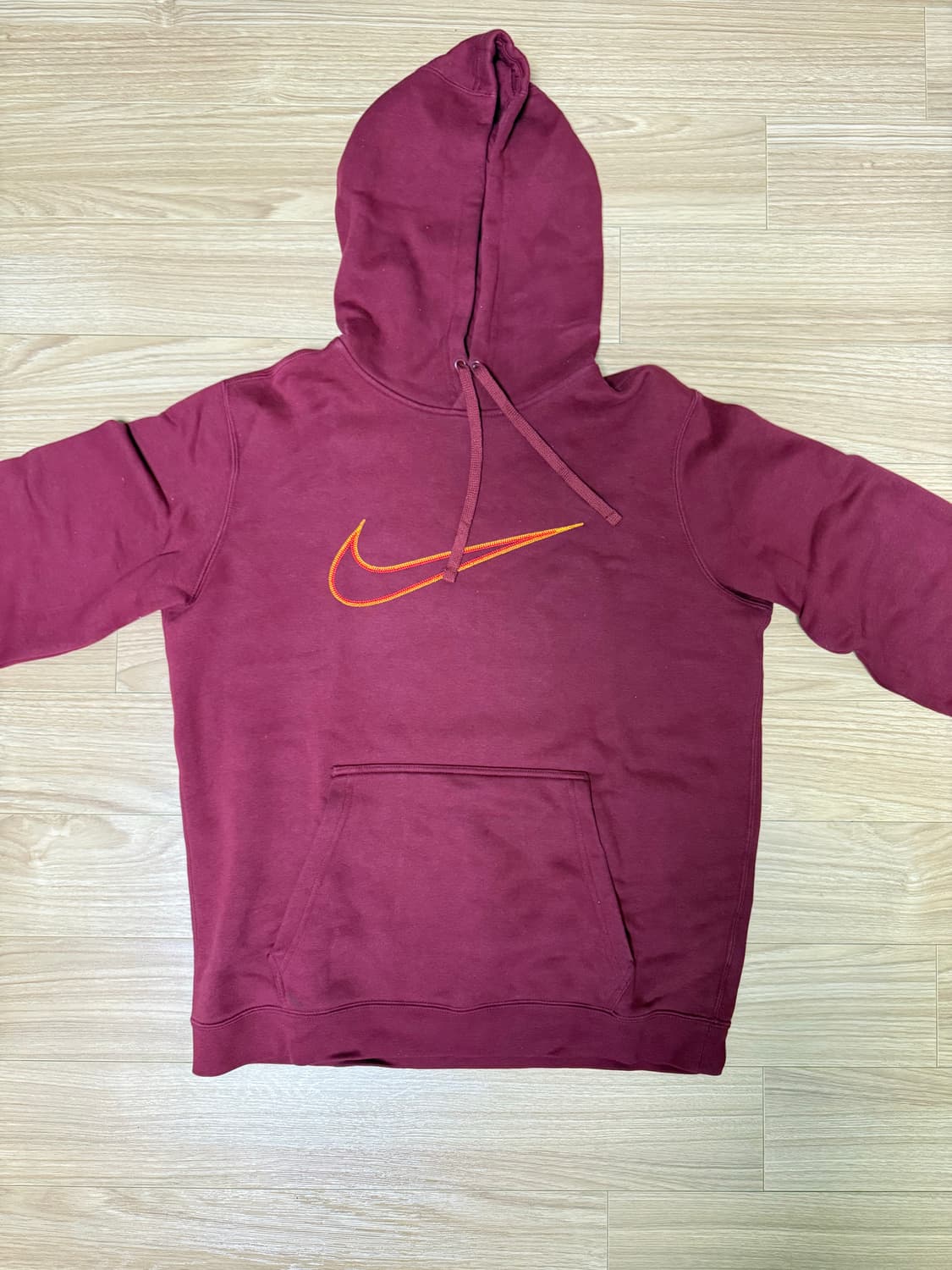 나이키 버건디 후드티 상품이미지1