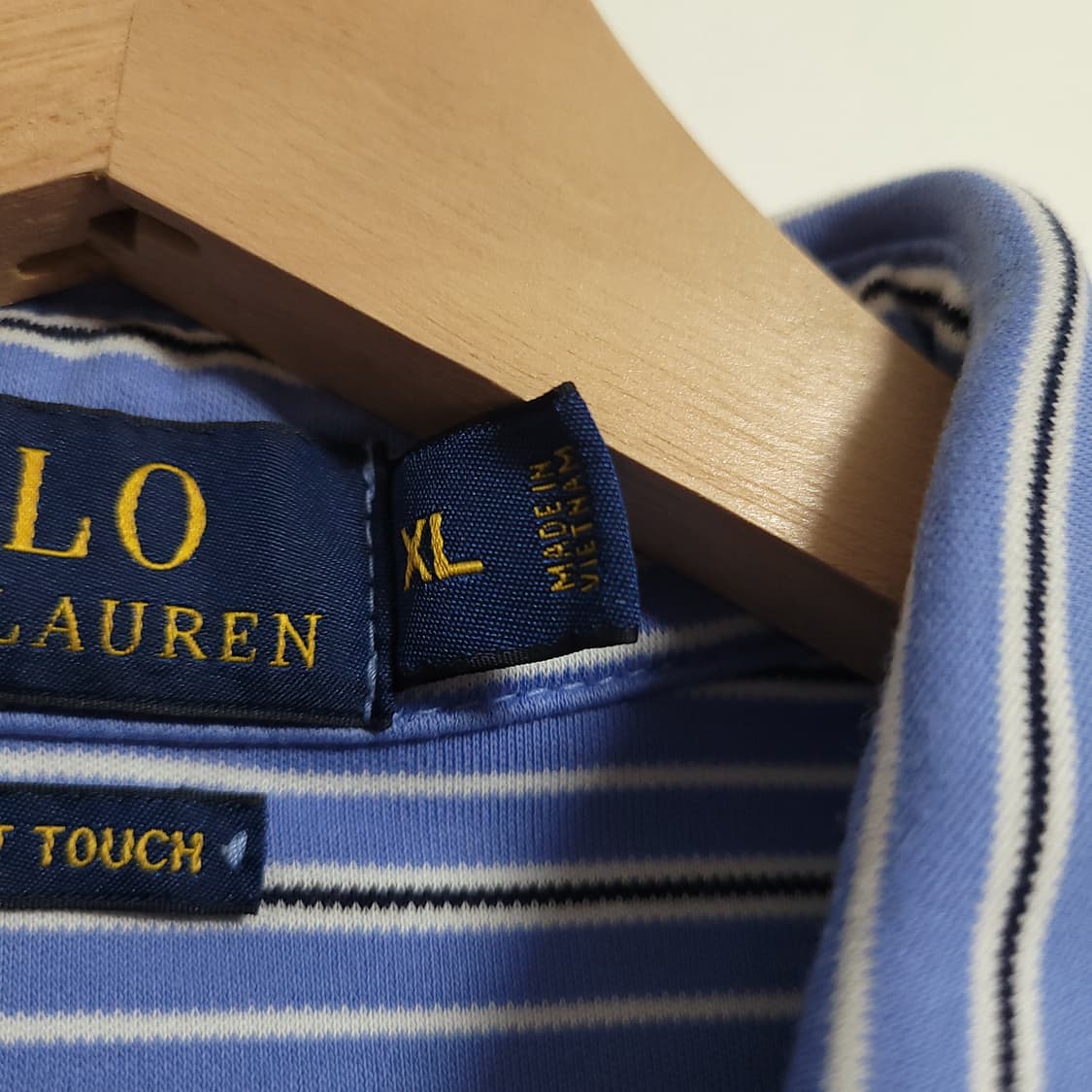 (XL) POLO 폴로랄프로렌 스트라이프 기능성 반팔 카라티 상품이미지4
