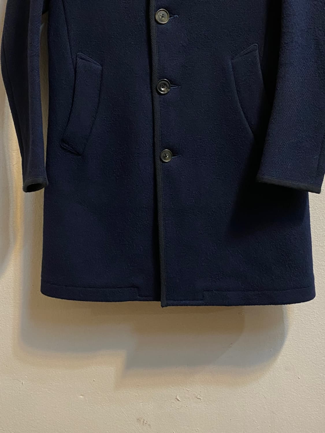 단톤 후드 울 코트 상품이미지3