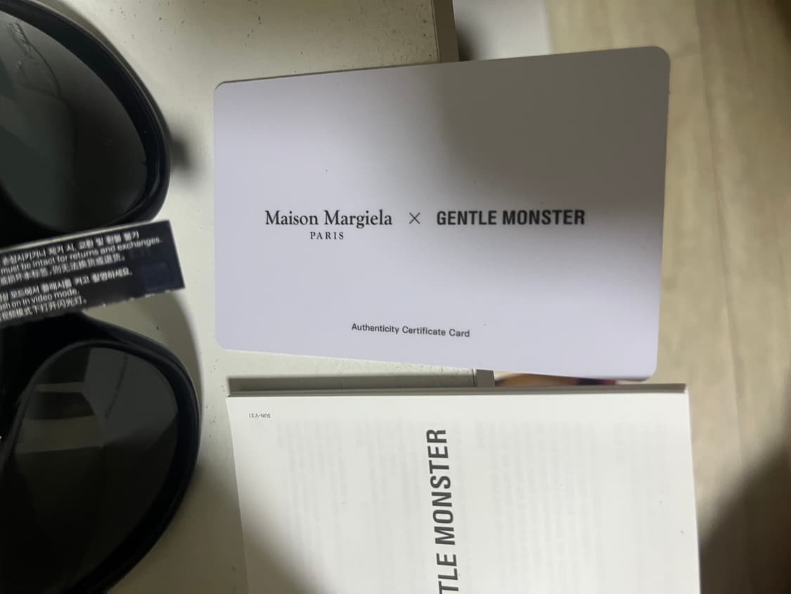 메종마르지엘라x젠틀몬스터 mm003 선글라스 상품이미지4