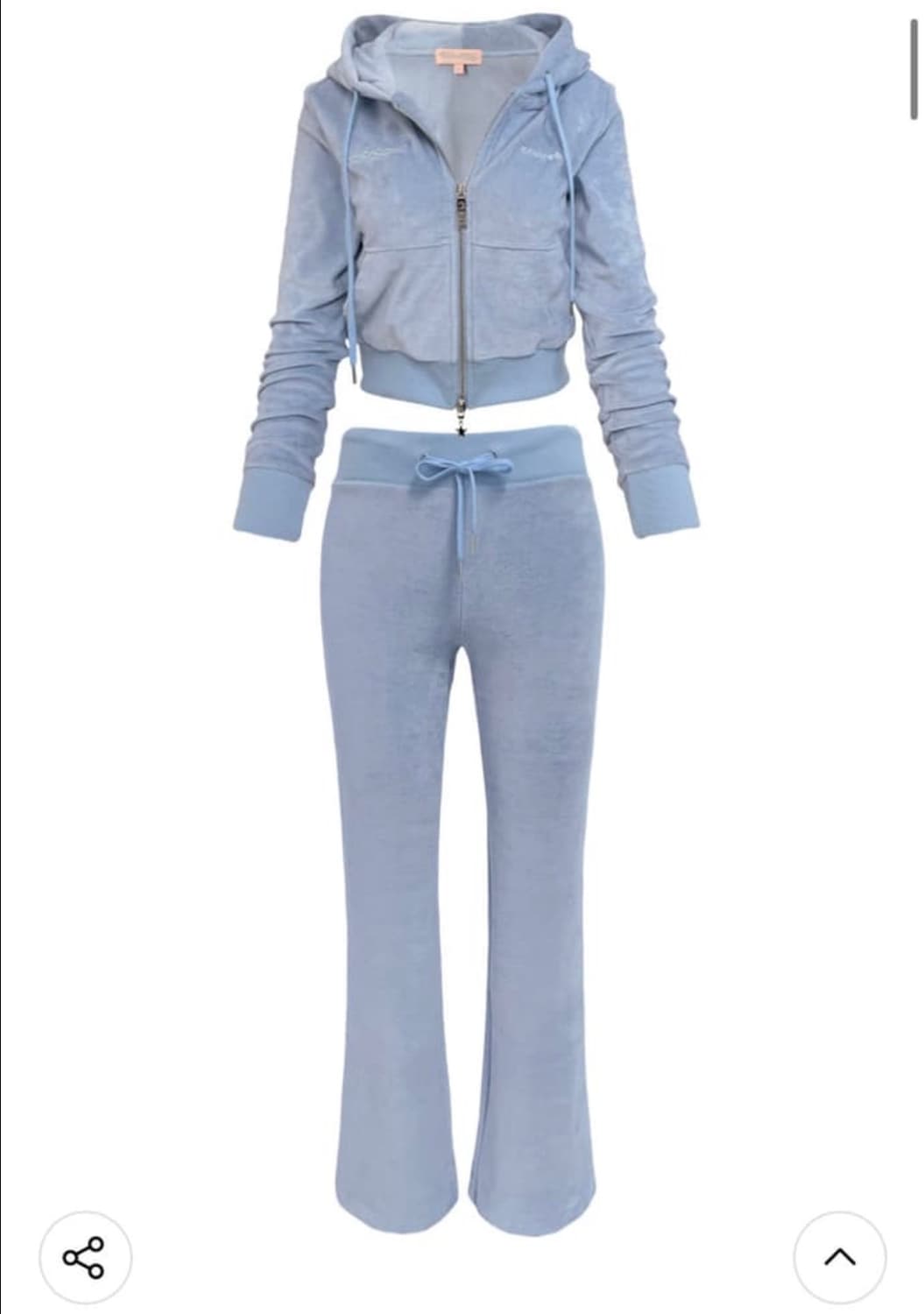 익스파이어드걸 트랙팬츠 베이비블루 키키스타일 상품이미지3